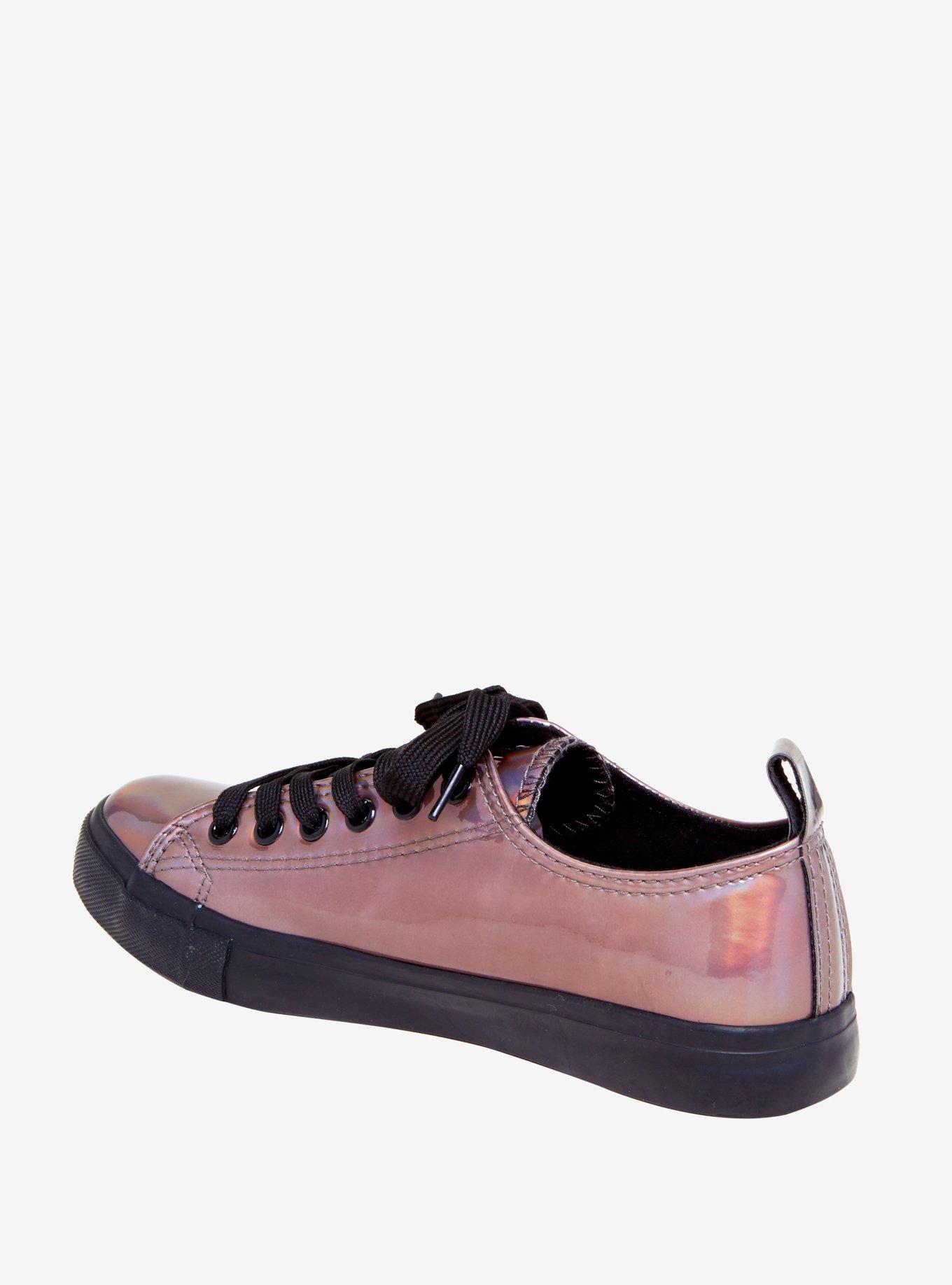 Dark Hologram Lace-Up Sneakers, , alternate