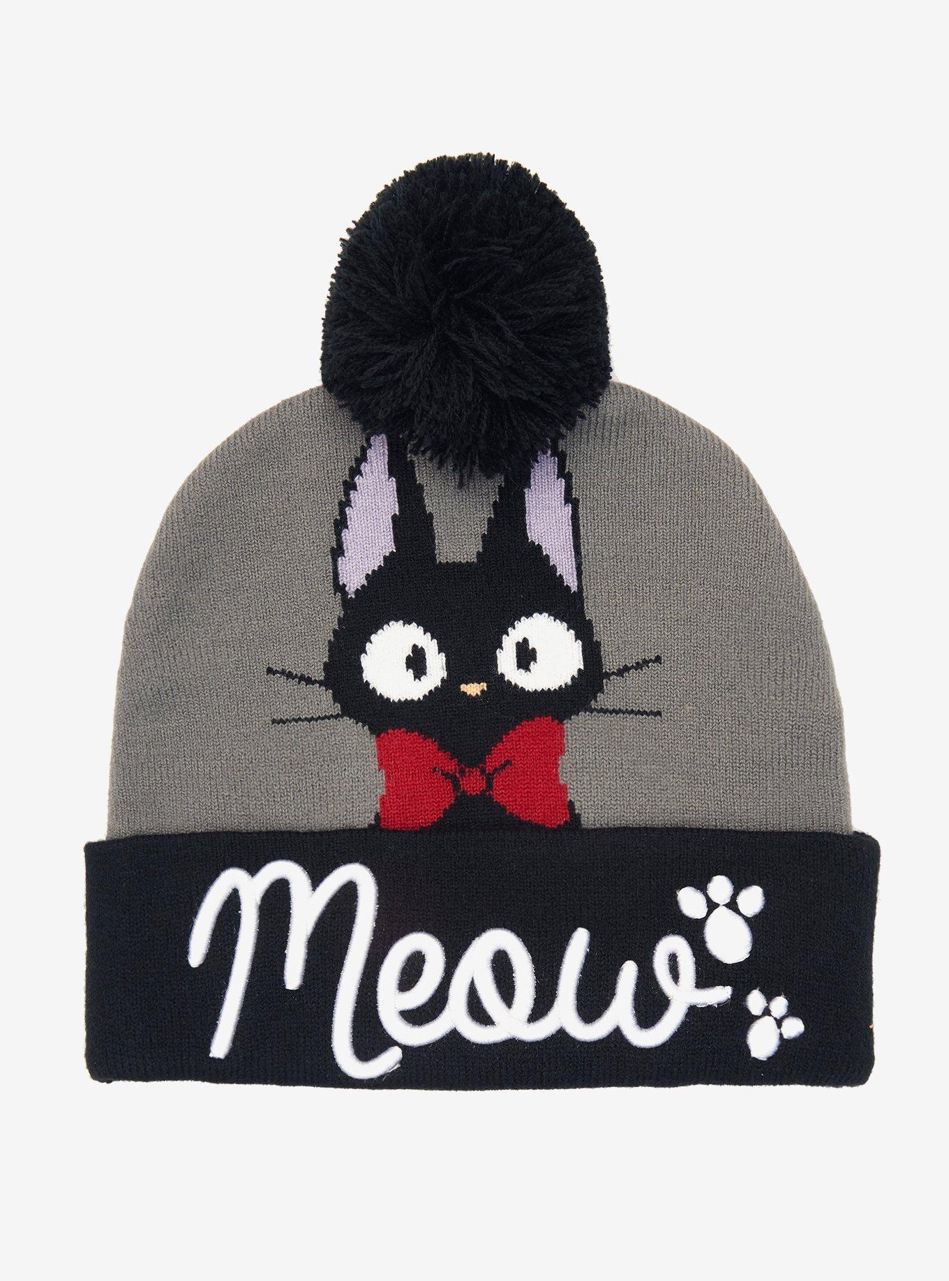 Studio Ghibli Kiki's Delivery Service Jiji Meow Pom Beanie, , alternate