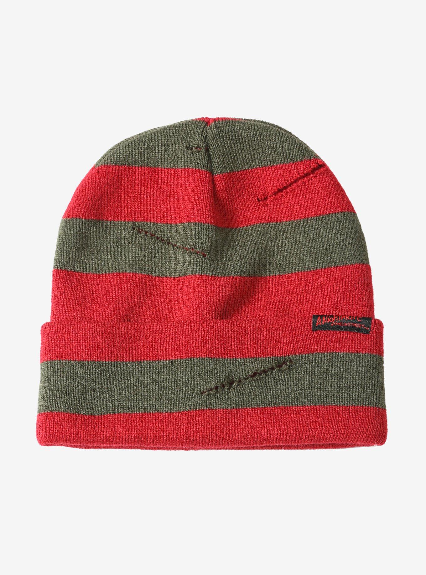 A Nightmare On Elm Street Freddy Krueger Slashed Sweater Watchman Beanie, , alternate