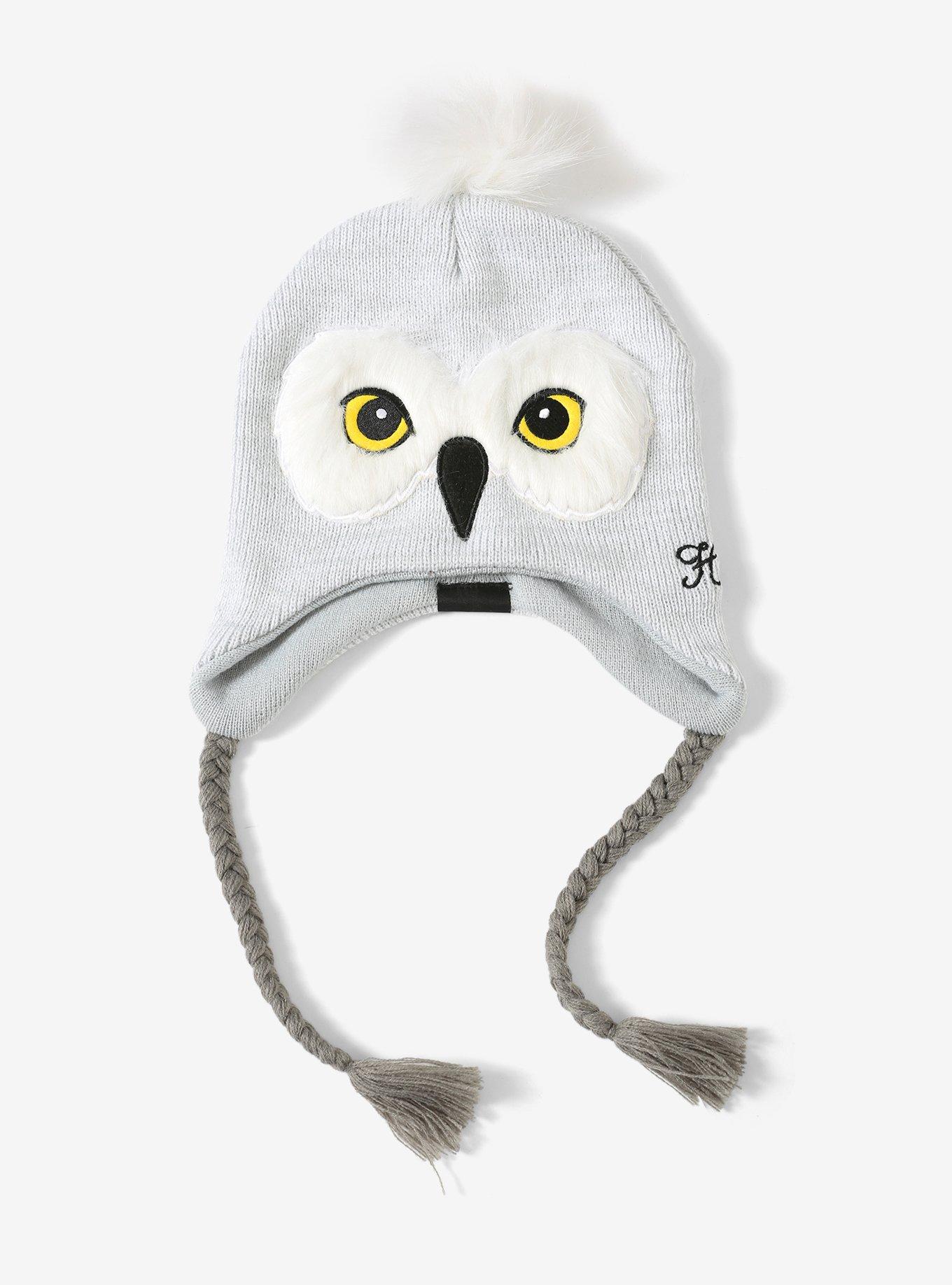 Harry Potter Hedwig Tassel Beanie, , alternate