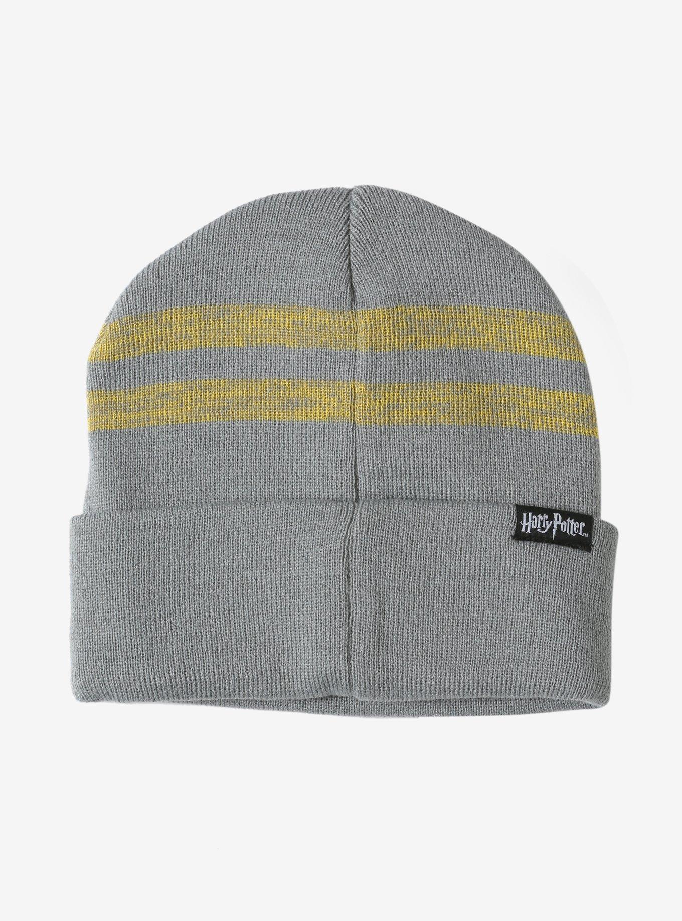 Harry Potter Hufflepuff Varsity Watchman Beanie, , alternate