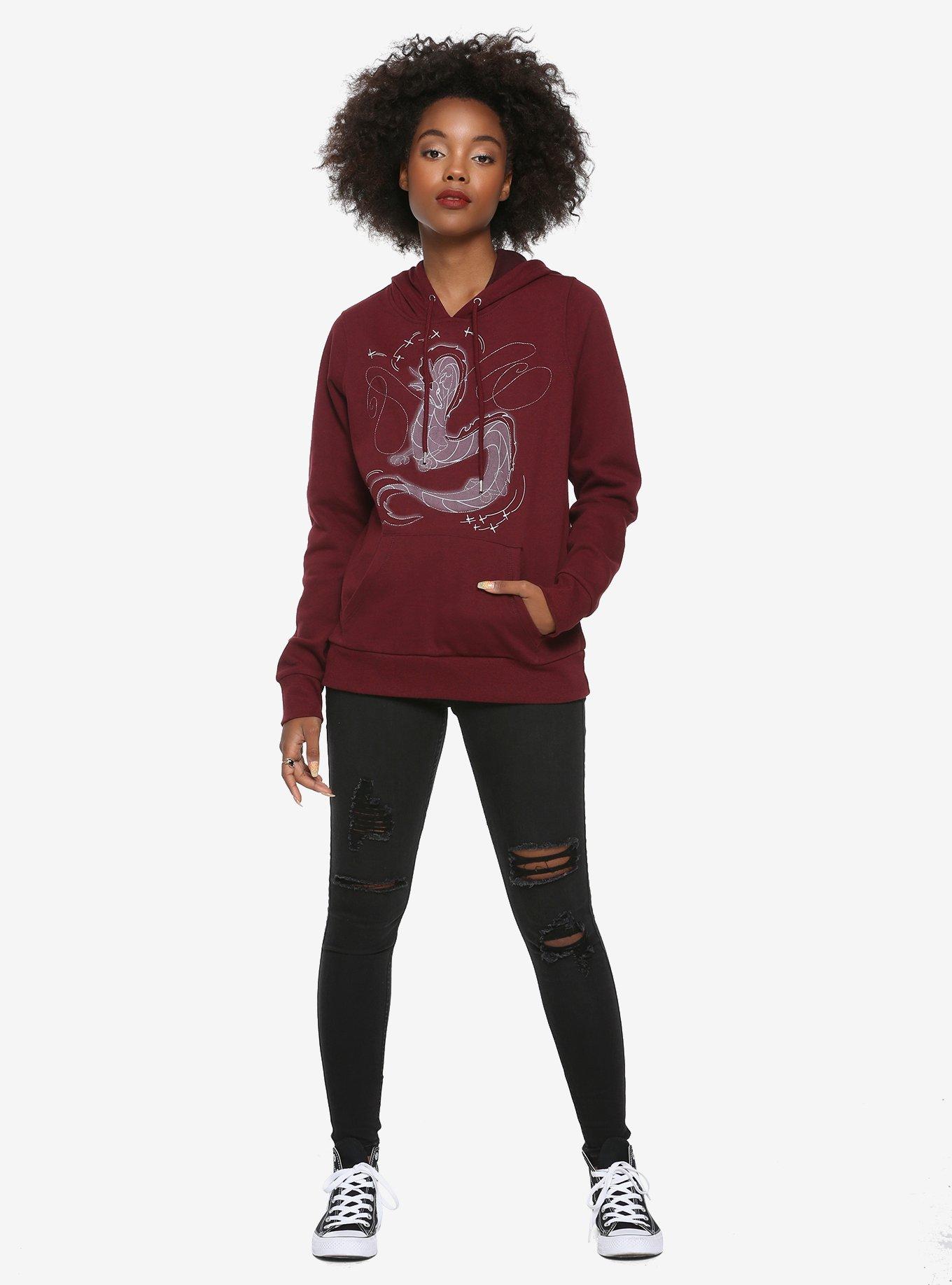 Her Universe Studio Ghibli Spirited Away Haku Girls Hoodie, , alternate