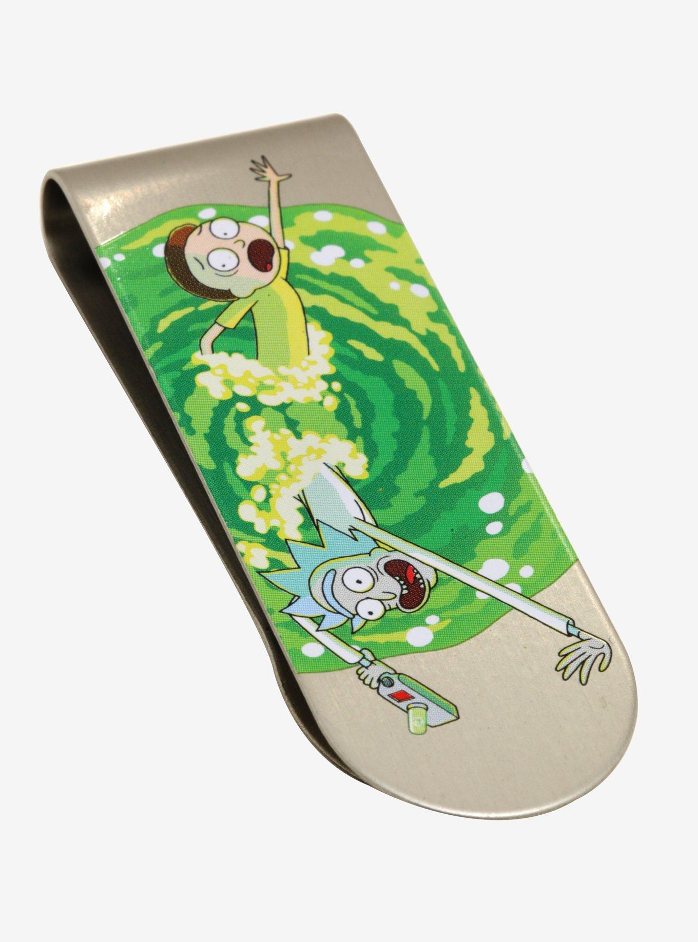 Rick And Morty Portal Money Clip, , alternate