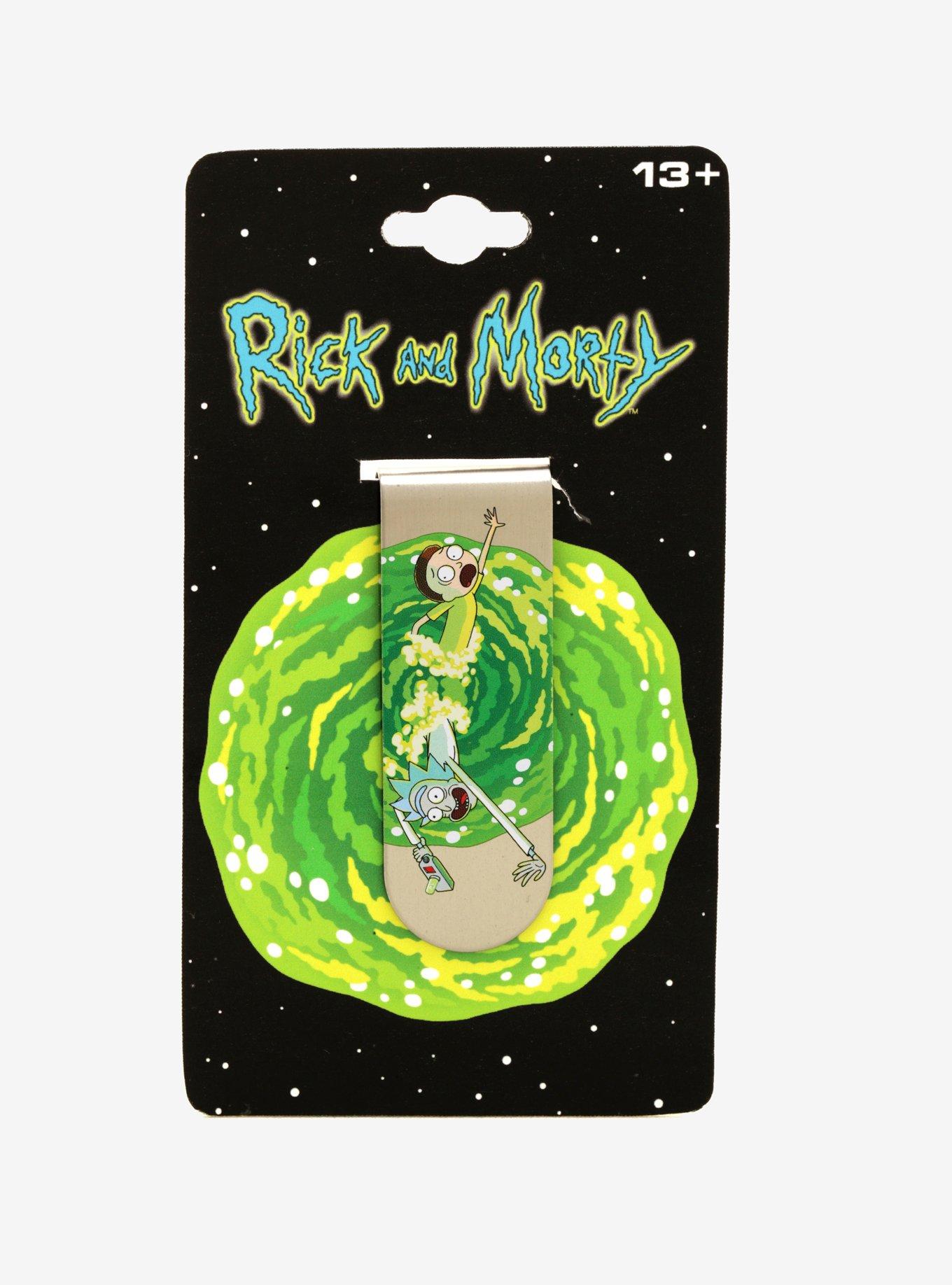 Rick And Morty Portal Money Clip, , alternate