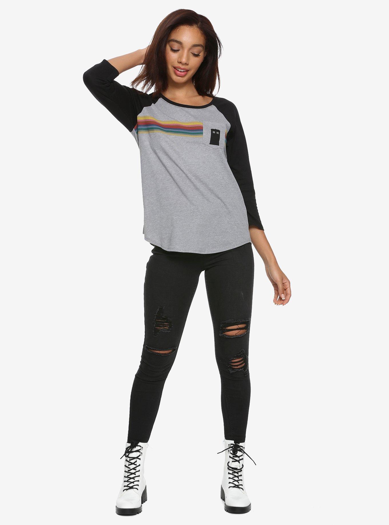 Doctor Who Thirteenth Doctor TARDIS Pocket Raglan T-Shirt, , alternate