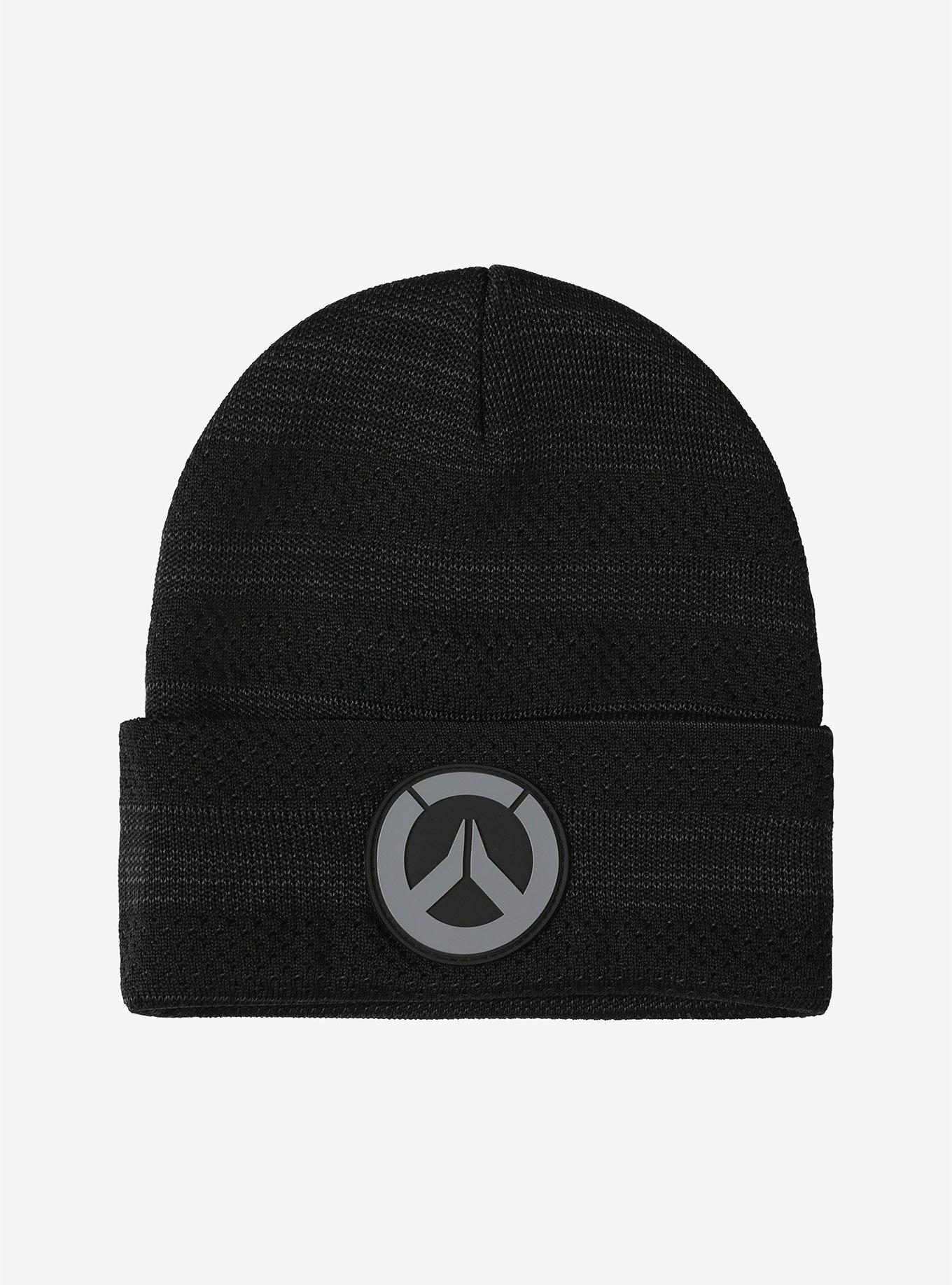 Overwatch Black & Grey Logo Beanie, , alternate