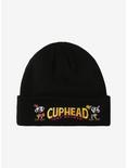Cuphead And Mugman Logo Beanie, , alternate