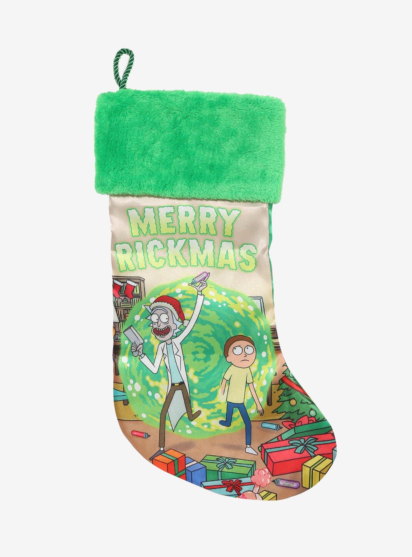 Rick And Morty Merry Rickmas Stocking, , alternate