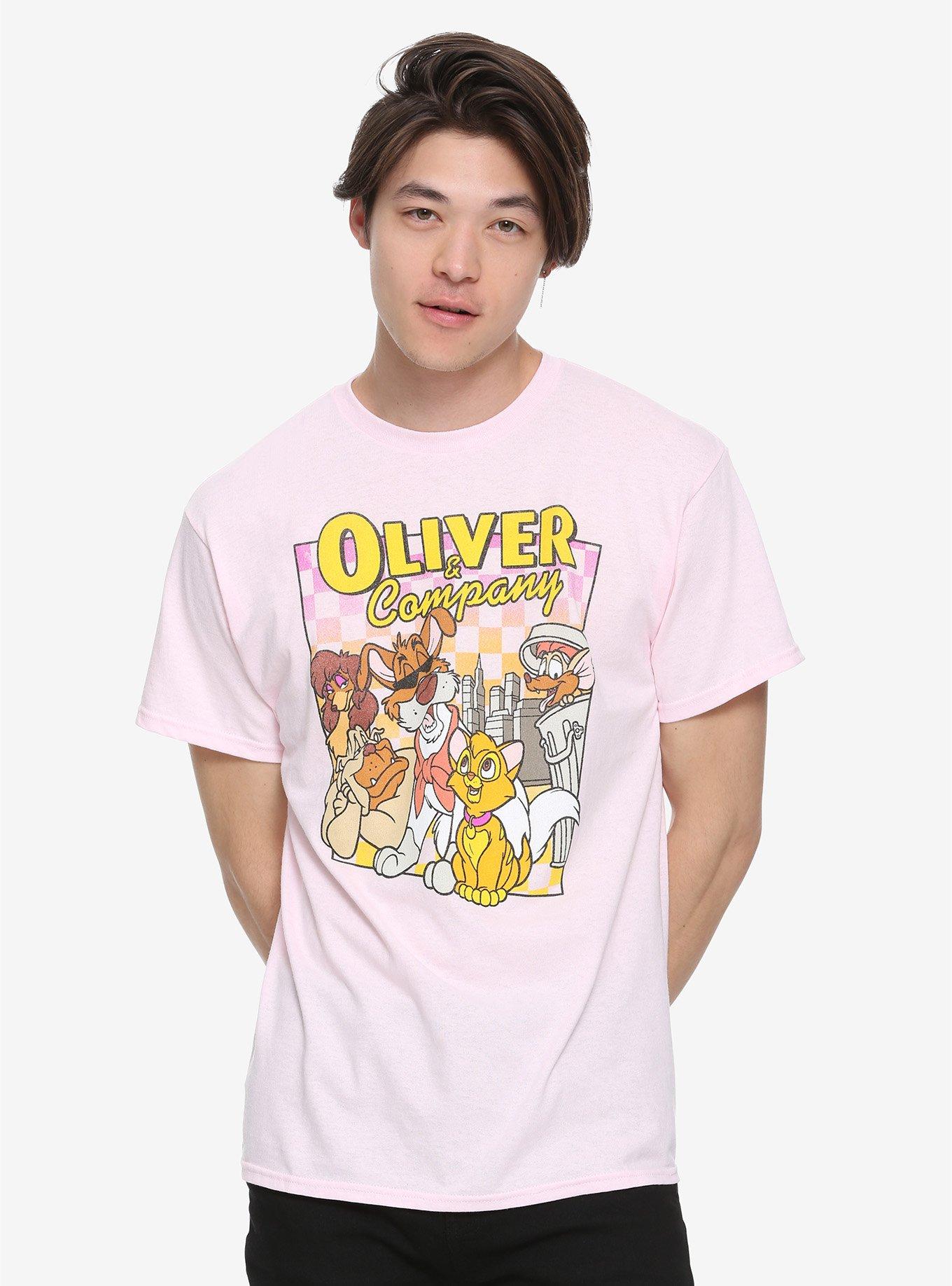 Disney Oliver & Company Pink T-Shirt Hot Topic Exclusive, , alternate