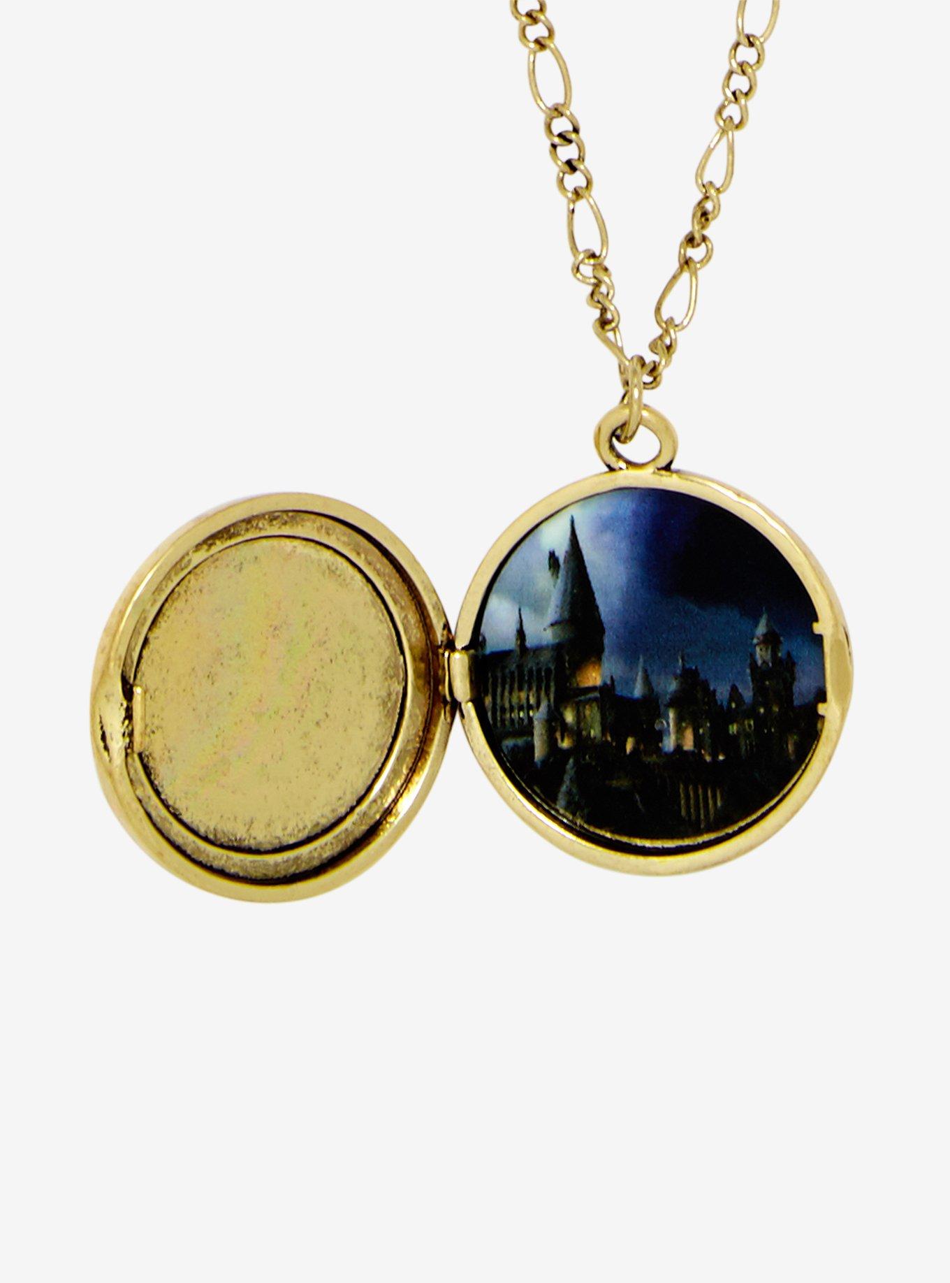 Harry Potter Hogwarts Is My Home Locket Necklace, , alternate