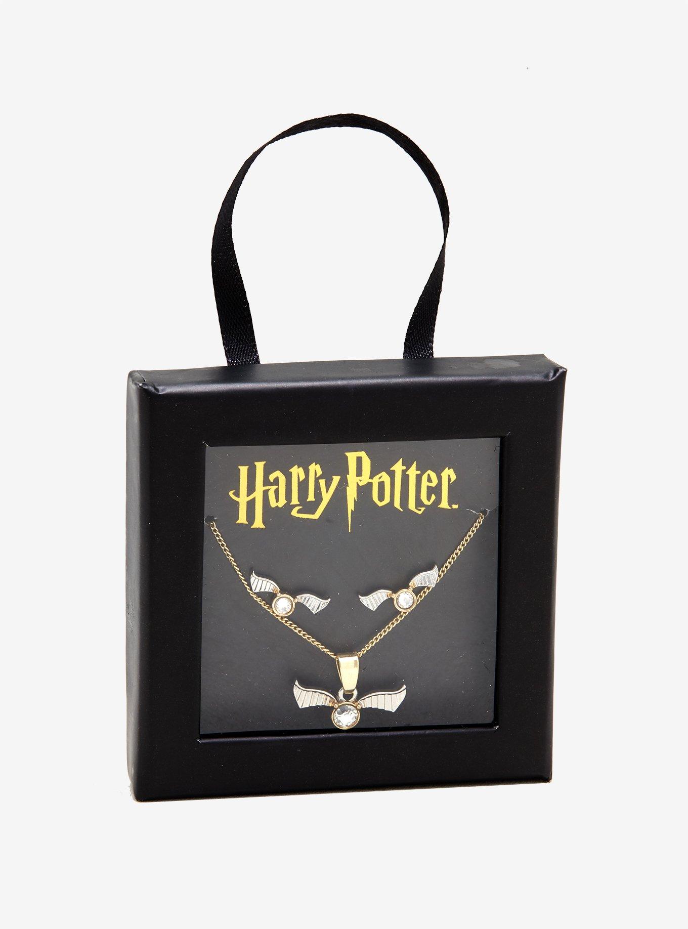 Harry Potter Golden Snitch Jewelry Set, , alternate