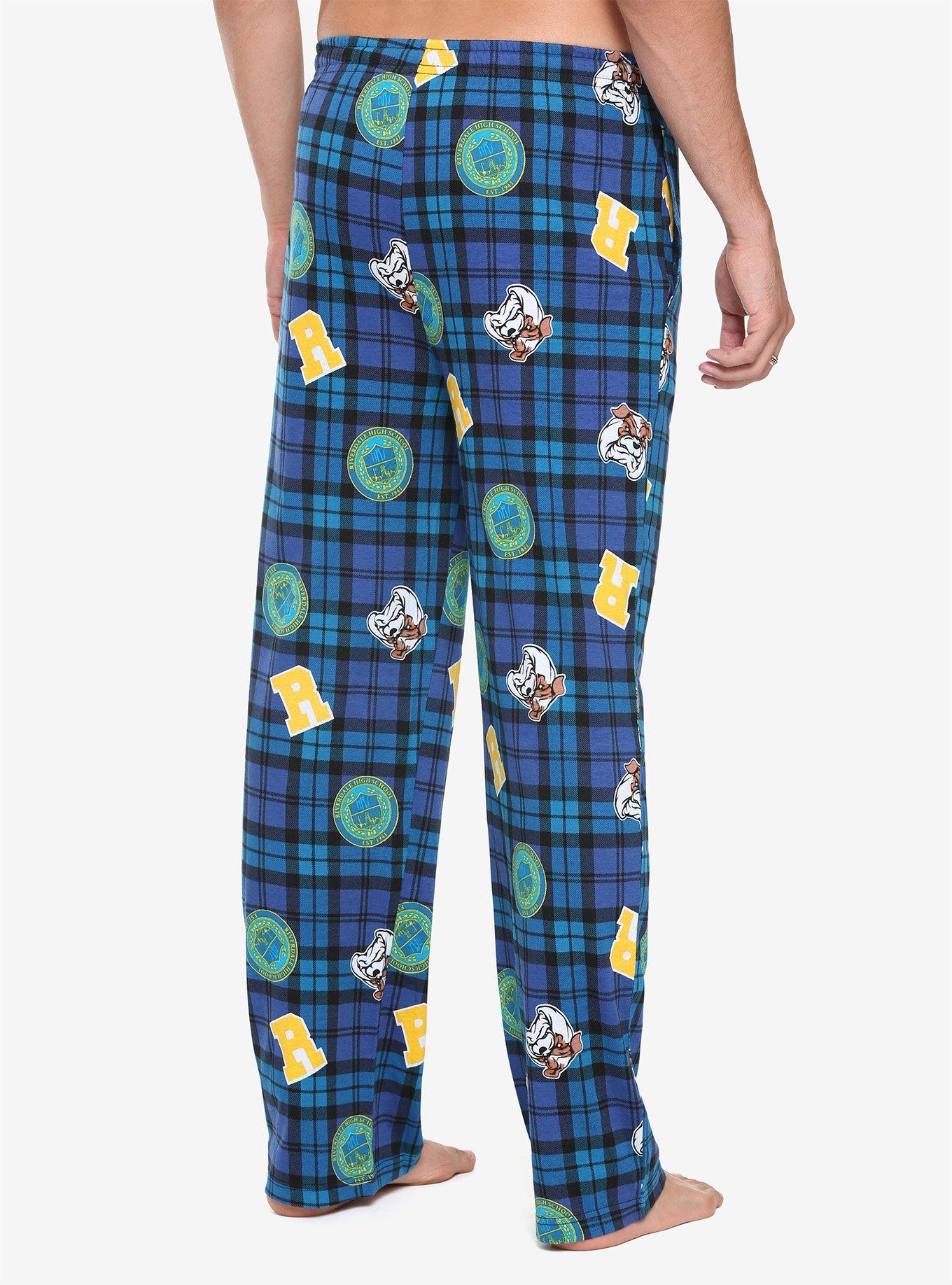 Riverdale High School Plaid Pajama Pants Hot Topic Exclusive, , alternate