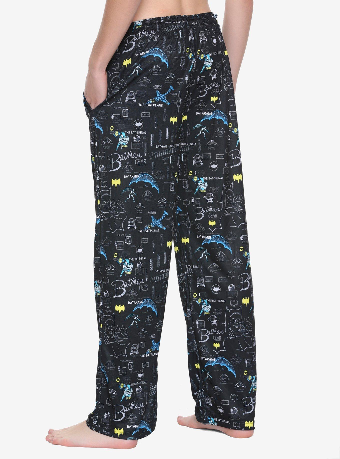 DC Comics Batman Bat-gadget Blueprint Guys Pajamas, , alternate