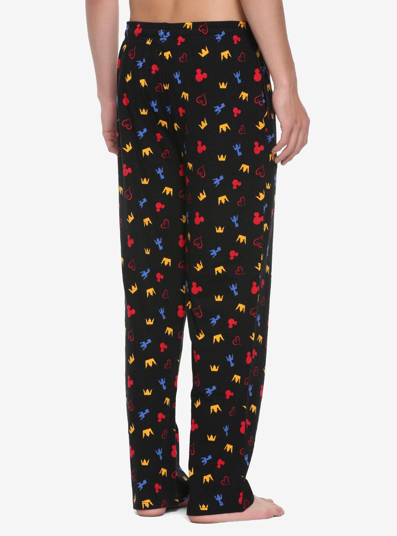 Kingdom Hearts Icons Pajama Pants, , alternate