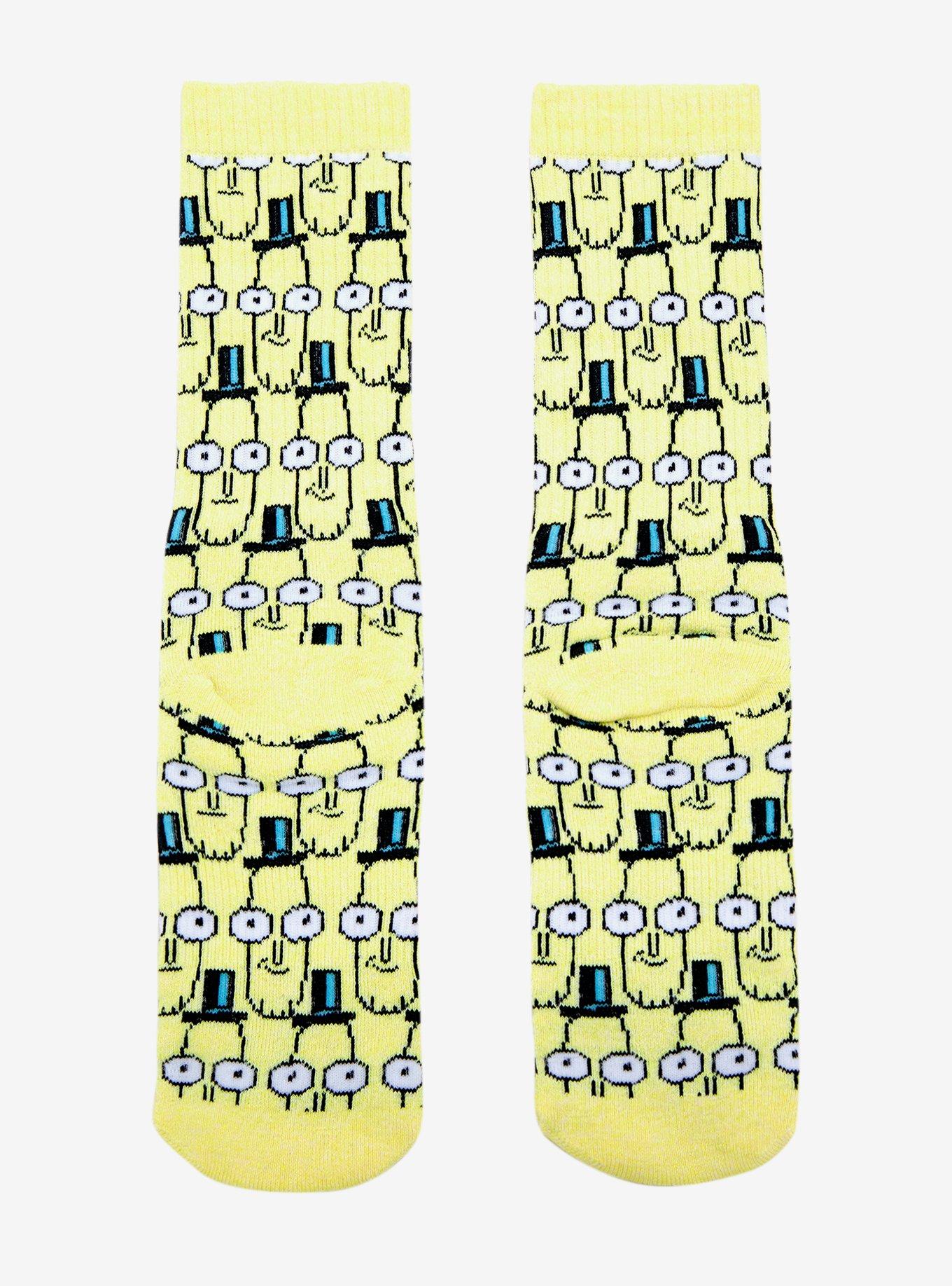 Rick And Morty Mr. Poopy Butthole Crew Socks, , alternate