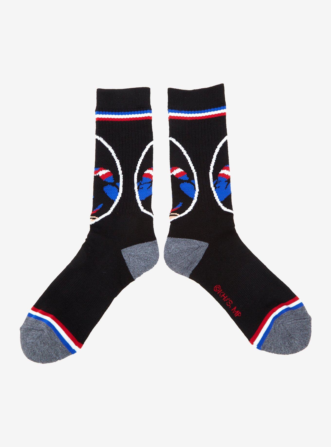 My Hero Academia All Might Crew Socks, , alternate