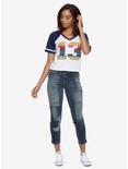 Her Universe Doctor Who Thirteen Cropped Athletic Girls T-Shirt, , alternate