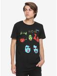 The Cure Colorful Faces T-Shirt, , alternate