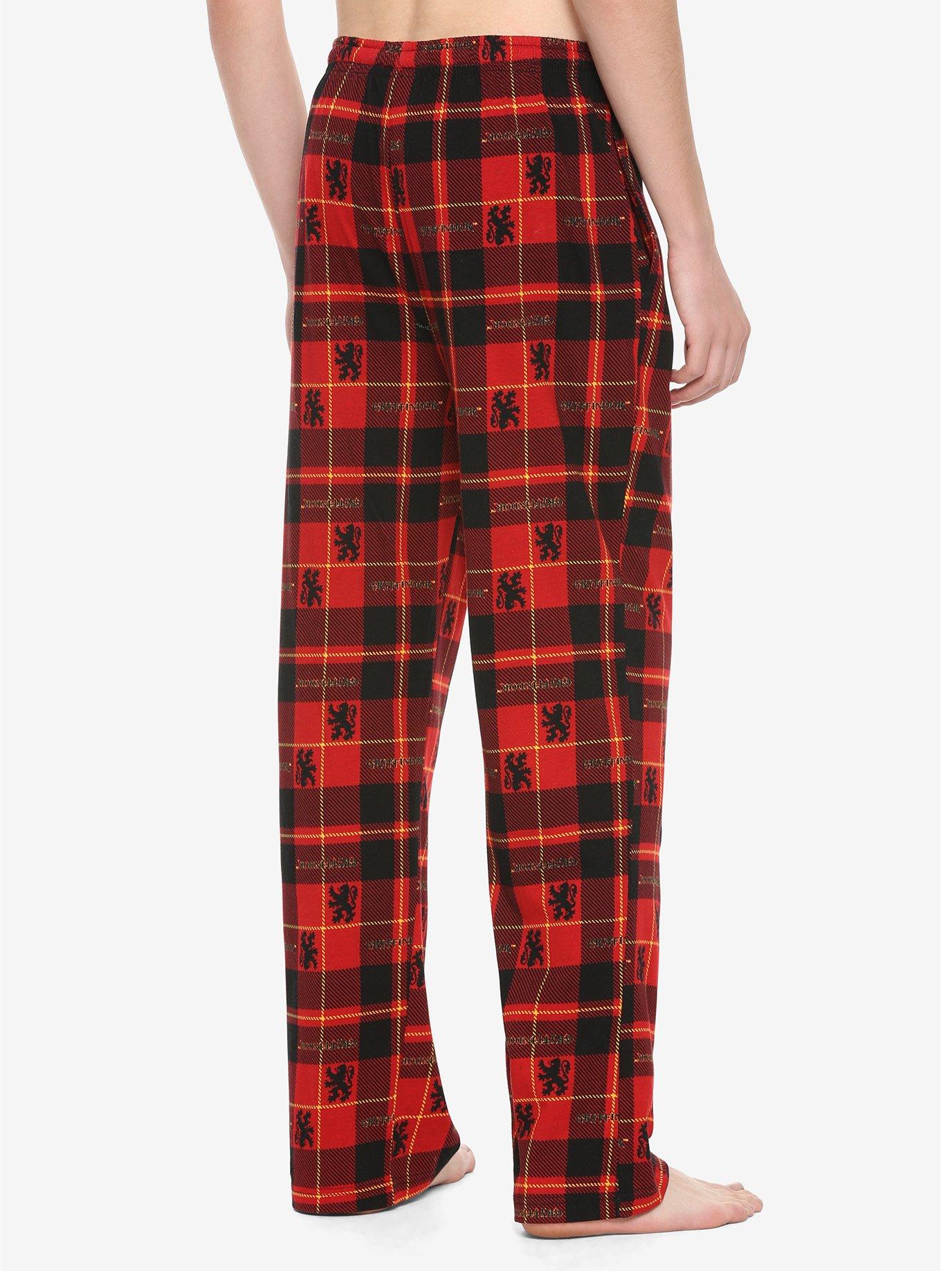 Harry Potter Gryffindor Plaid Pajama Pants, , alternate