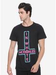Motionless In White Neon Cross T-Shirt, BLACK, alternate