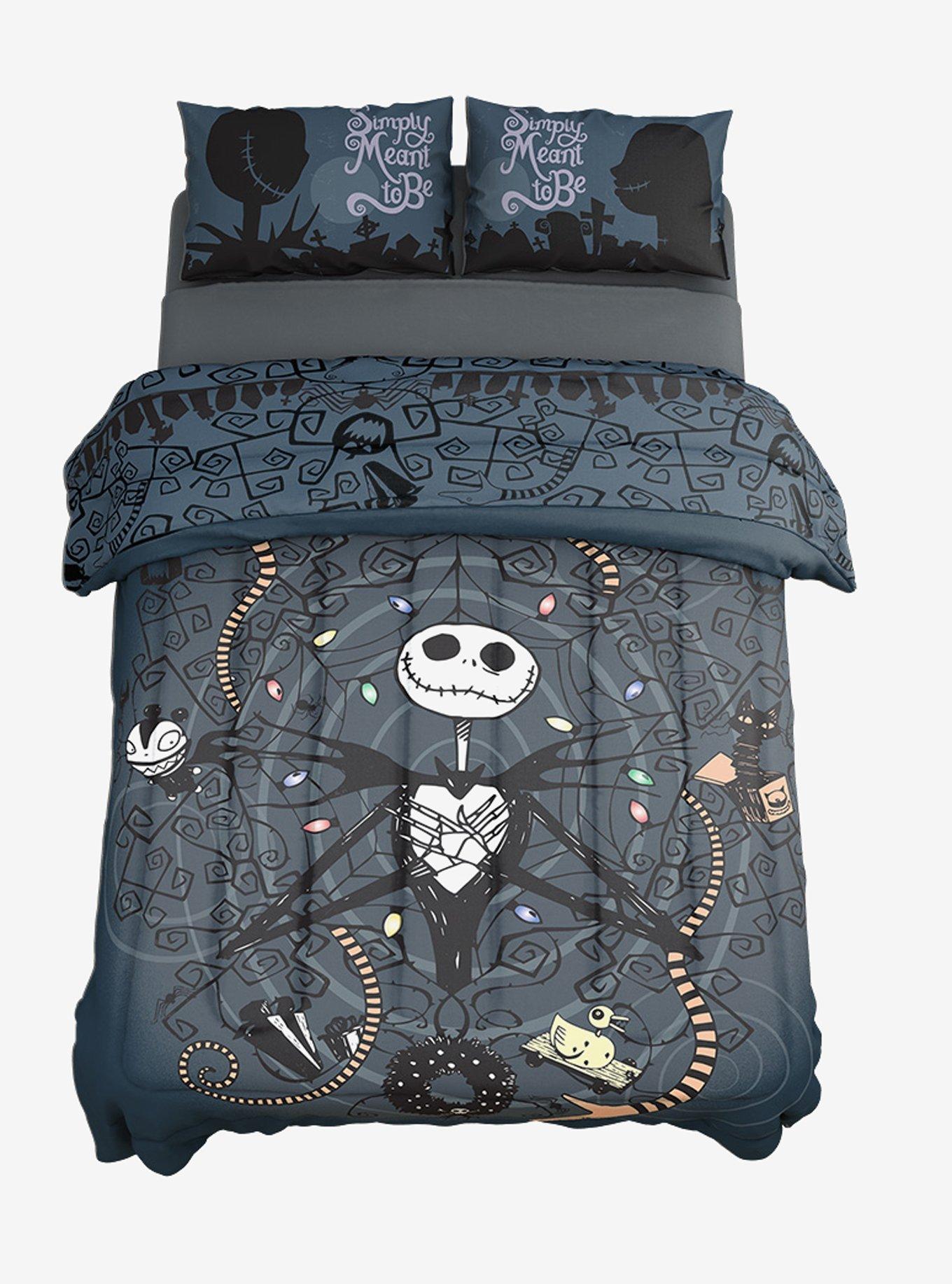 The Nightmare Before Christmas Jack Snakes Full/Queen Comforter, , alternate
