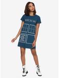 Her Universe Doctor Who TARDIS T-Shirt Dress, NAVY, alternate
