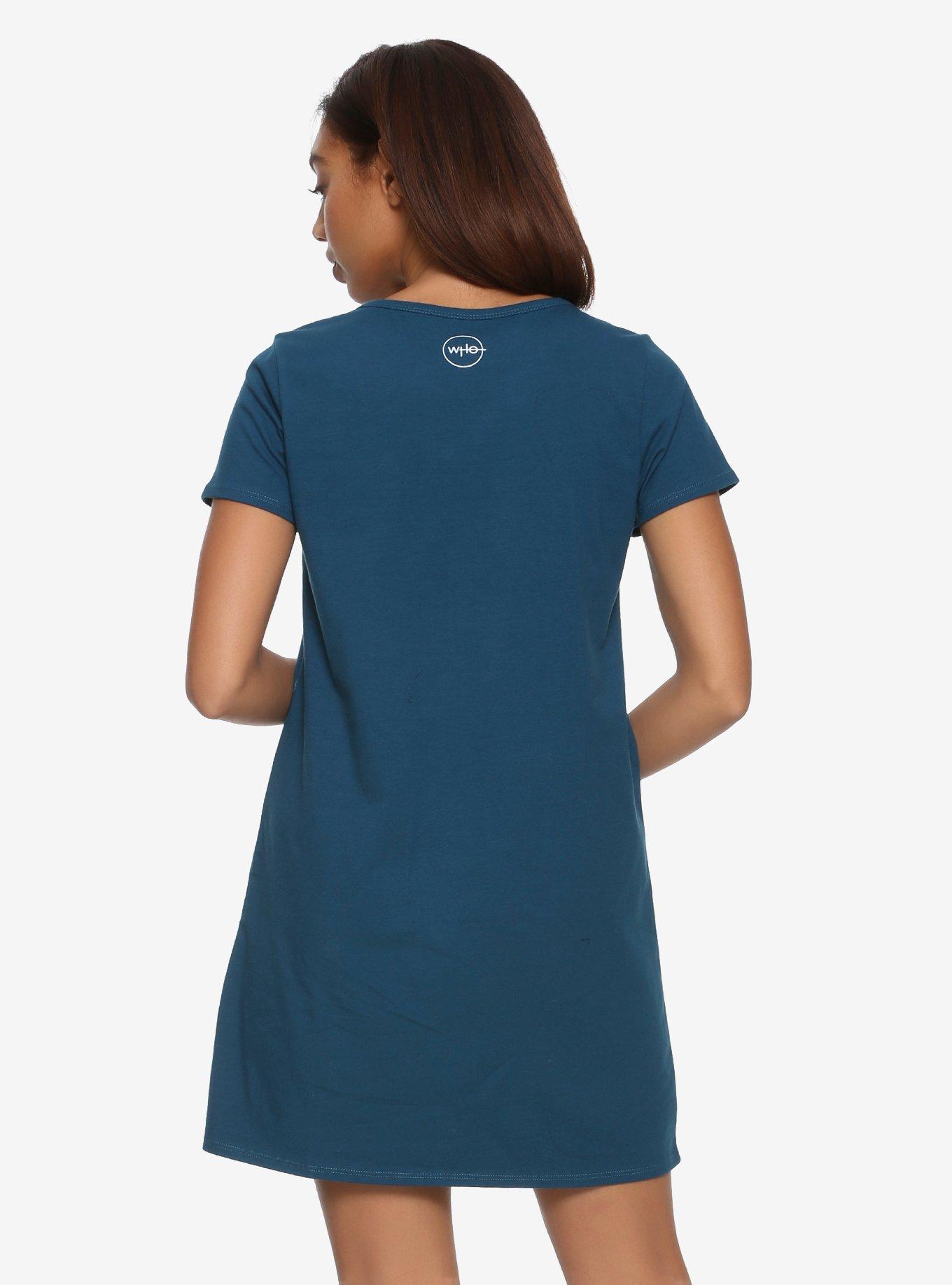 Her Universe Doctor Who TARDIS T-Shirt Dress, NAVY, alternate
