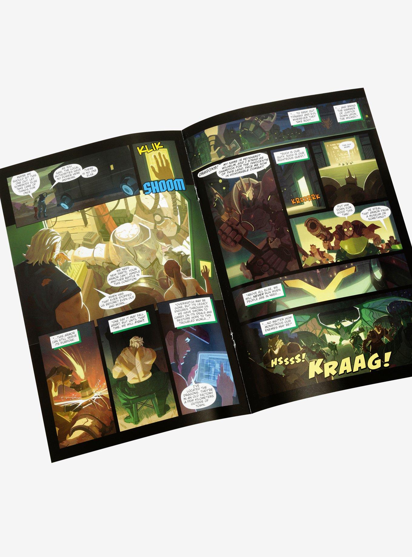 Overwatch Reinhardt Comic & Key Chain, , alternate