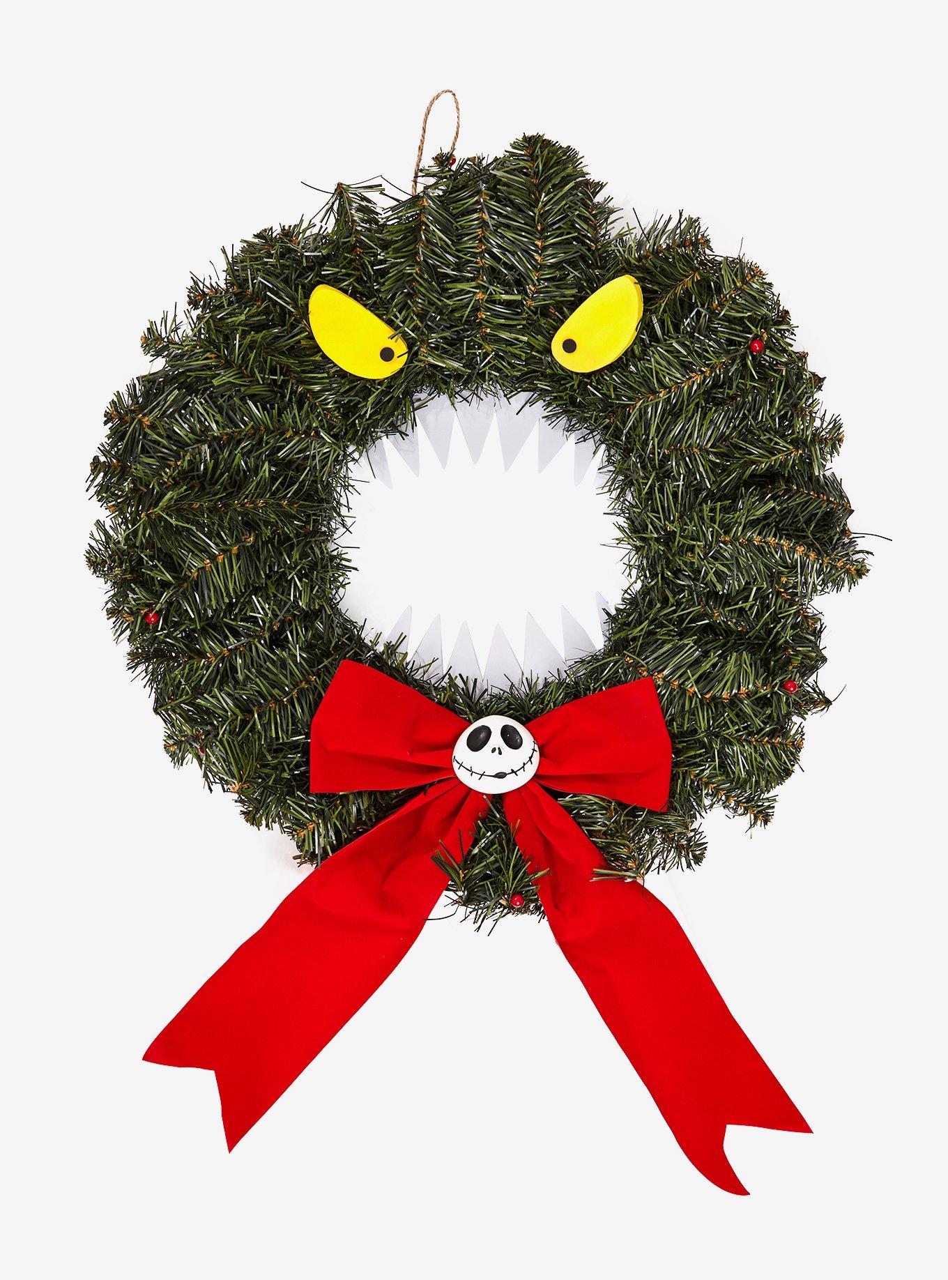 The Nightmare Before Christmas Scary Wreath, , alternate