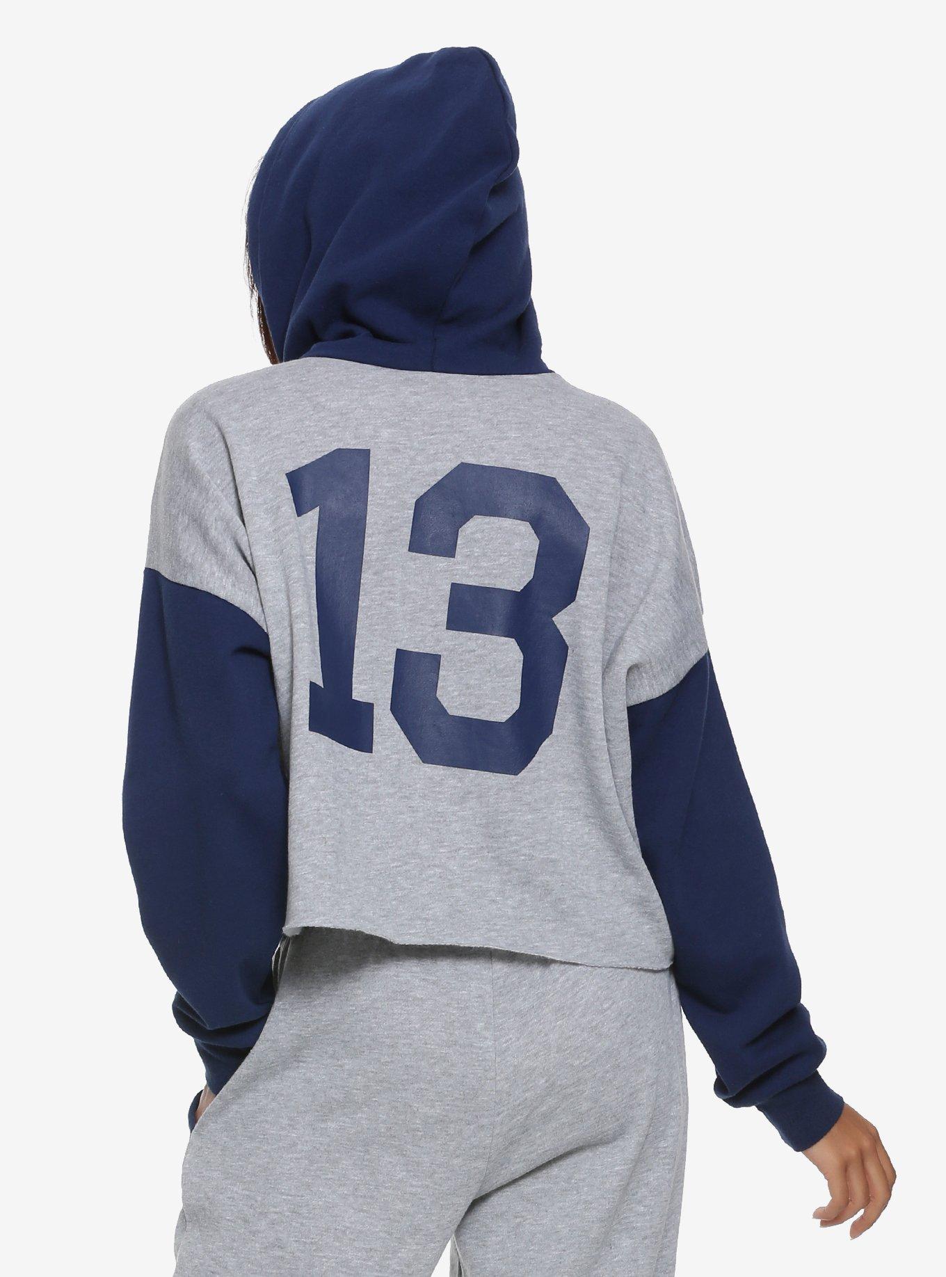 Her Universe Doctor Who Thirteen & TARDIS Cropped Hoodie, GREY, alternate