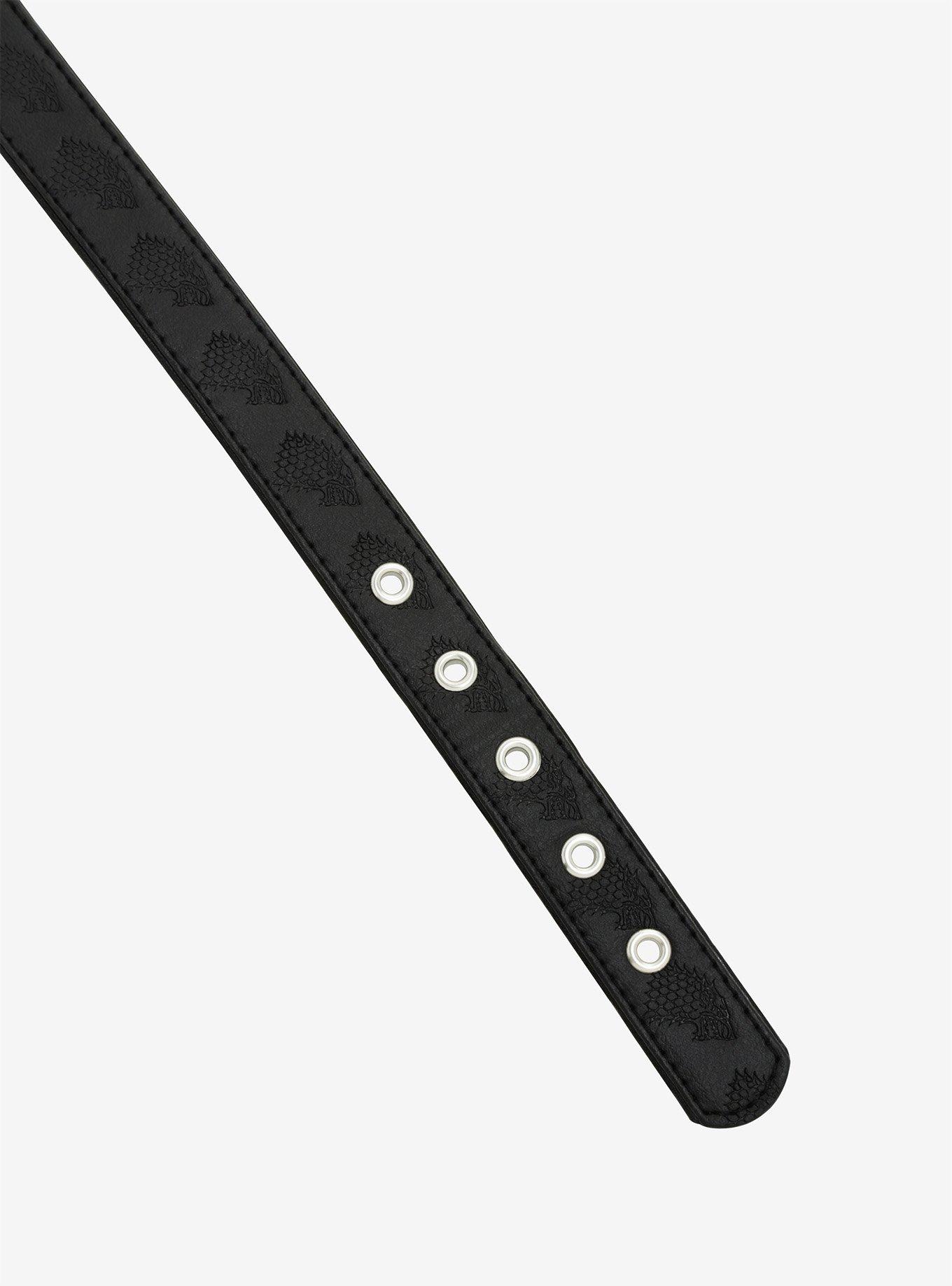 Game Of Thrones House Stark Embossed Pet Collar, , alternate