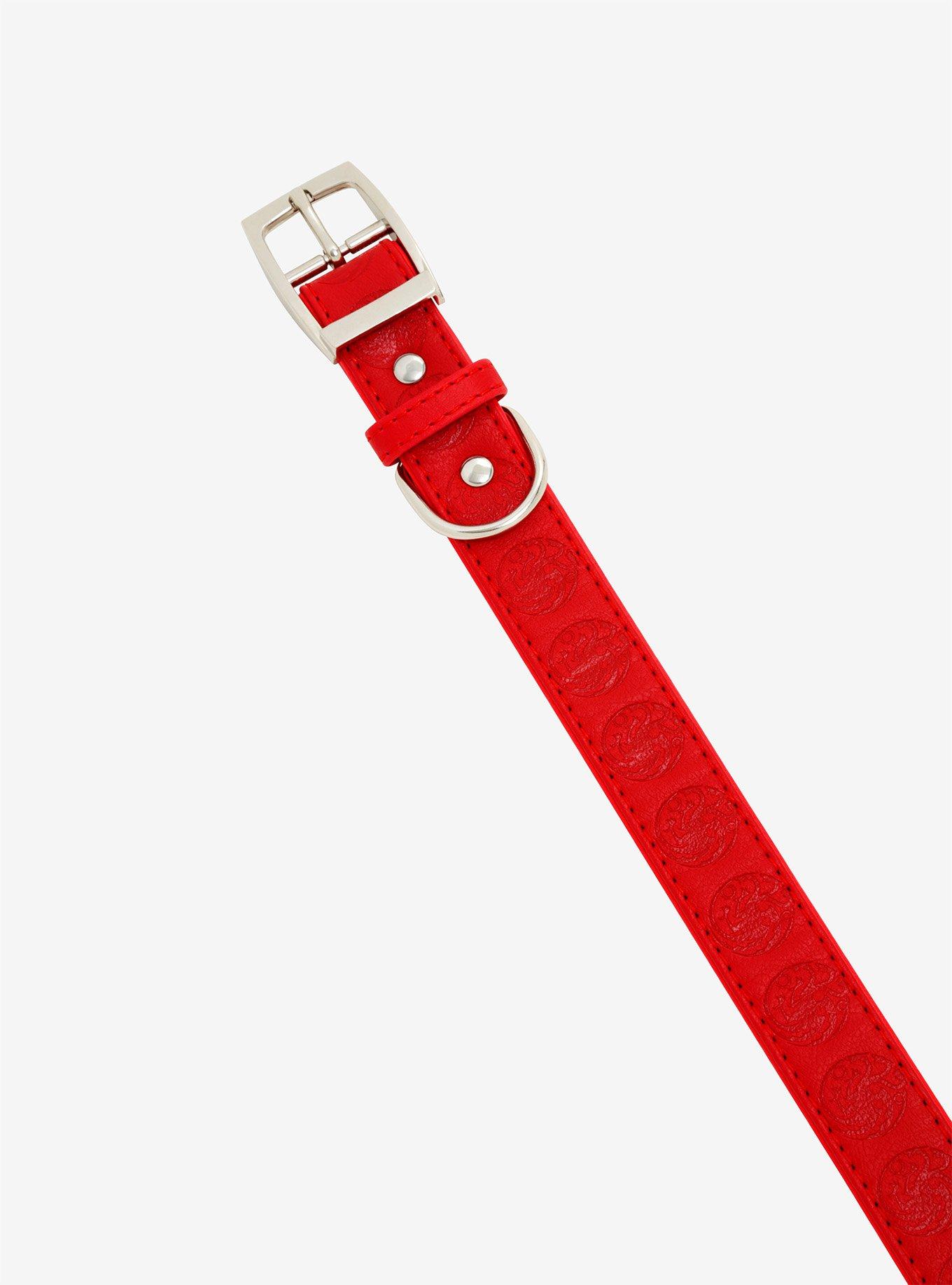 Game Of Thrones House Targaryen Embossed Pet Collar, , alternate