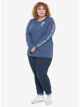 Her Universe Doctor Who TARDIS Speckle Girls Long-Sleeve T-Shirt Plus Size, , alternate