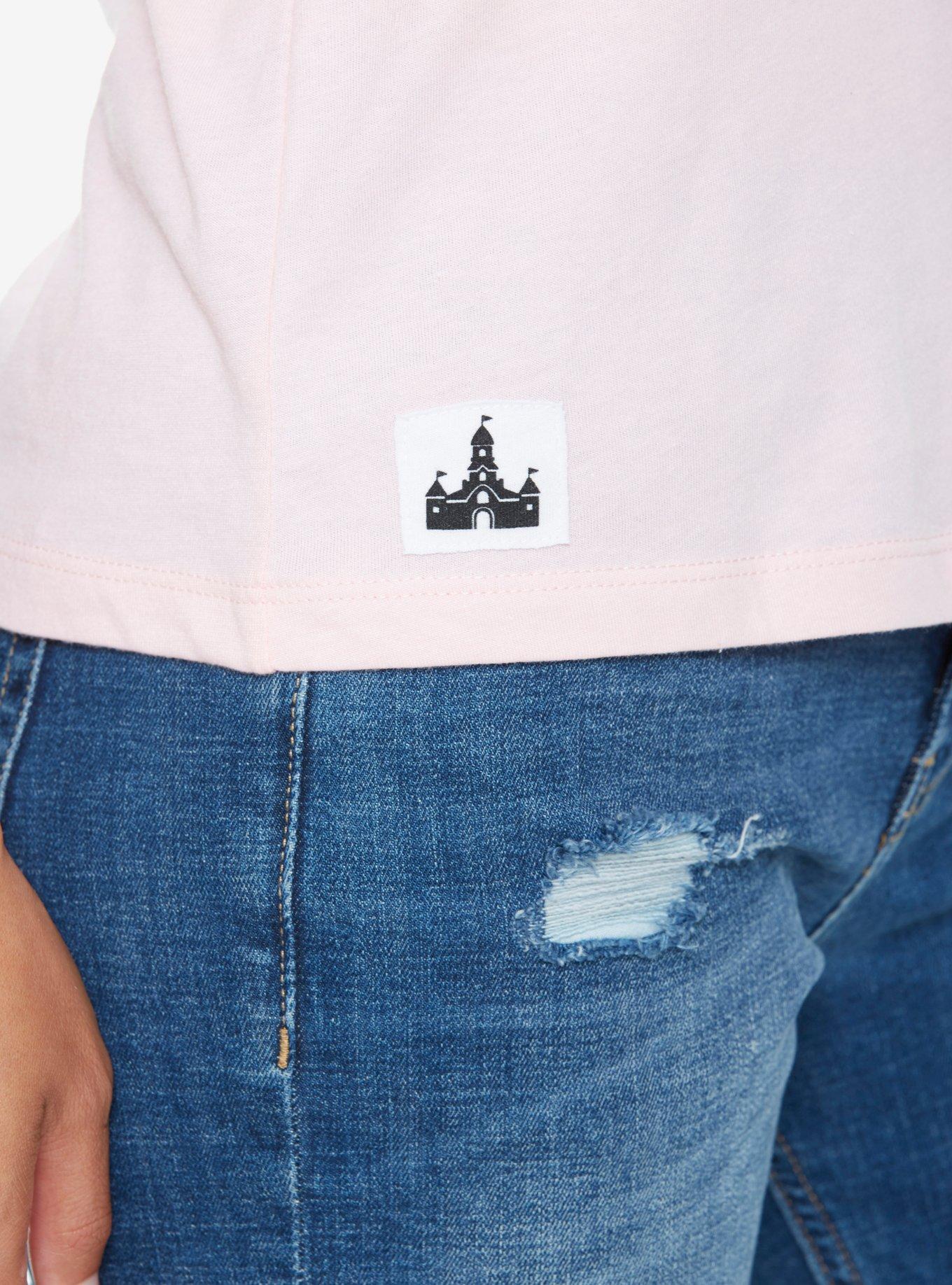 Nintendo Super Mario Bros. Princess Peach Monarchs Womens Ringer Tee - BoxLunch Exclusive, , alternate - view 3