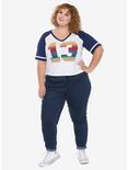 Doctor Who Thirteen Cropped Athletic T-Shirt Plus Size, , alternate