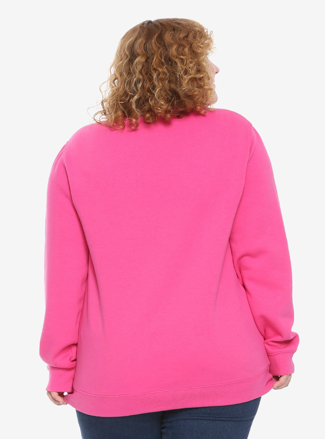 Gravity Falls Mabel Rainbow Star Sweatshirt Plus Size, PINK, alternate