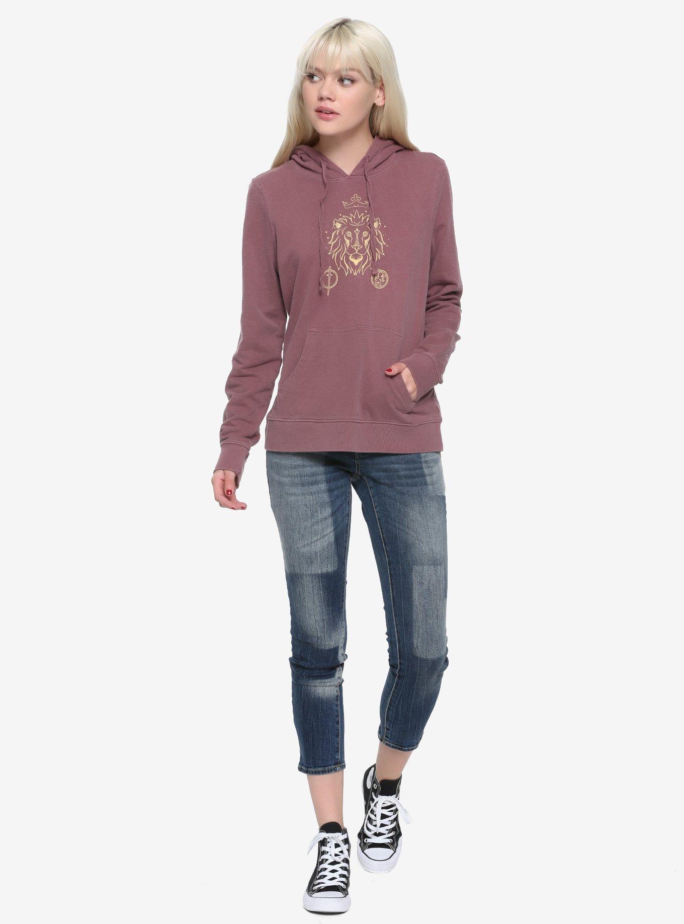 Harry Potter Faded Gryffindor Girls Hoodie, , alternate