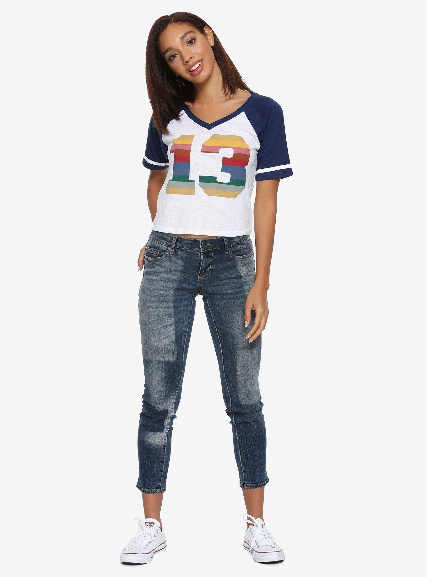 Doctor Who Thirteen Cropped Athletic T-Shirt, , alternate