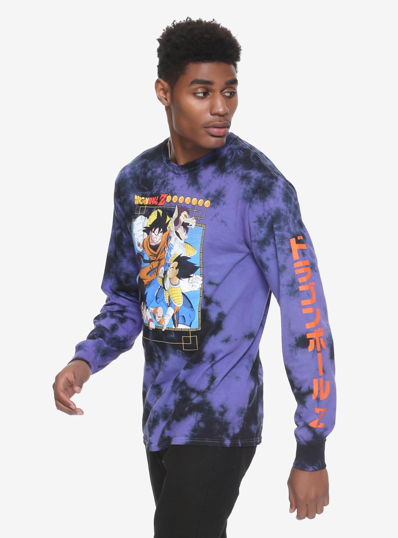 Dragon Ball Z Tie Dye Long-Sleeve T-Shirt Hot Topic Exclusive, , alternate