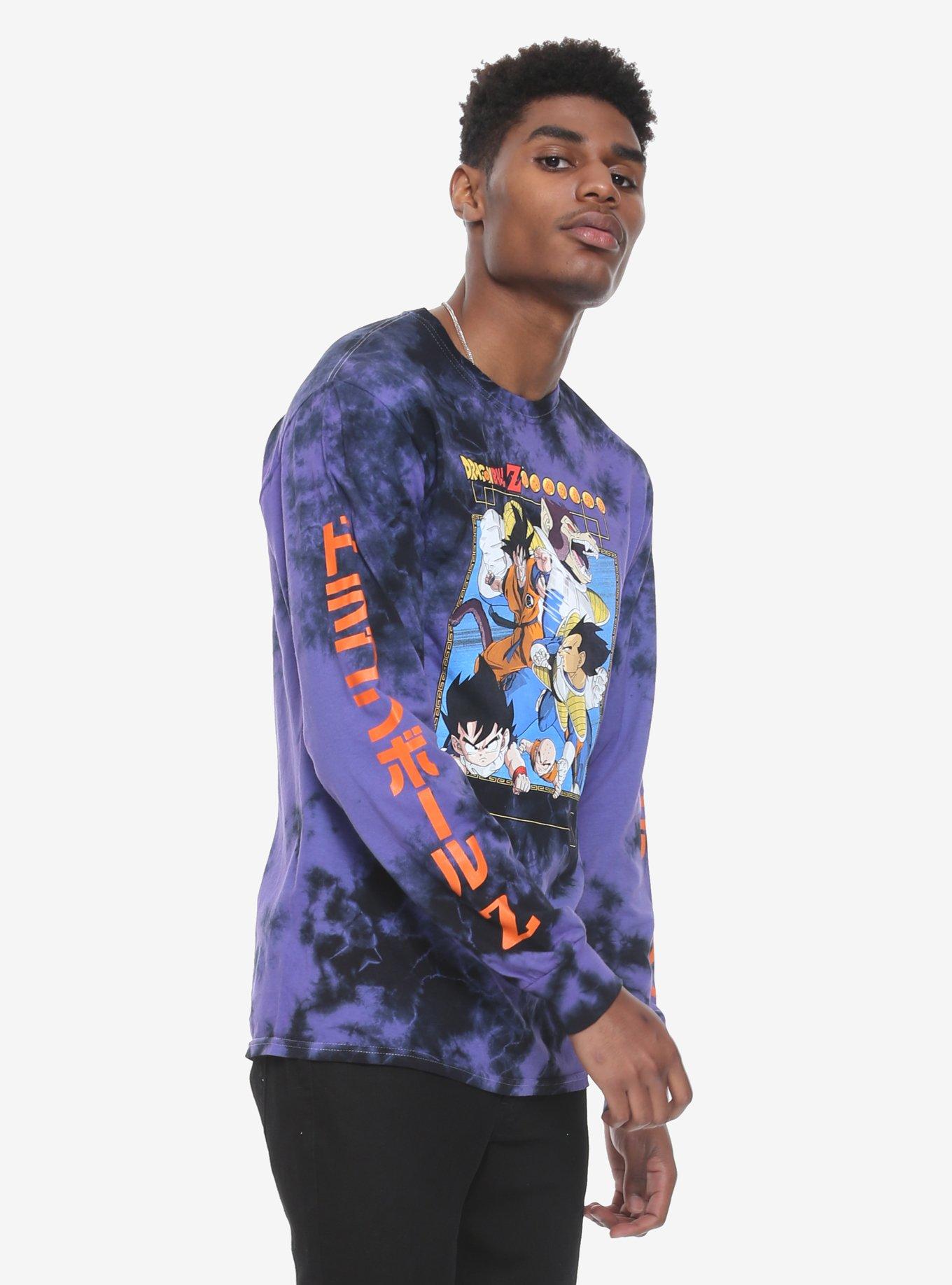 Dragon Ball Z Tie Dye Long-Sleeve T-Shirt Hot Topic Exclusive, , alternate