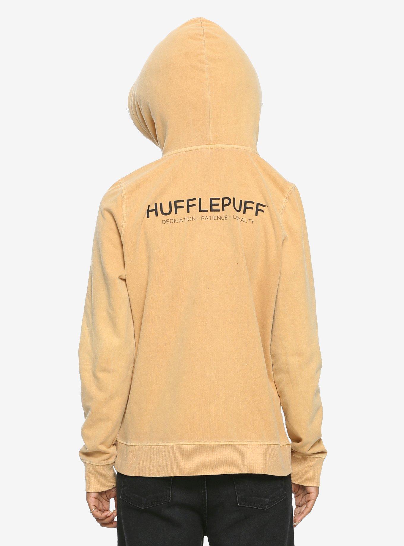 Harry Potter Faded Hufflepuff Girls Hoodie, , alternate