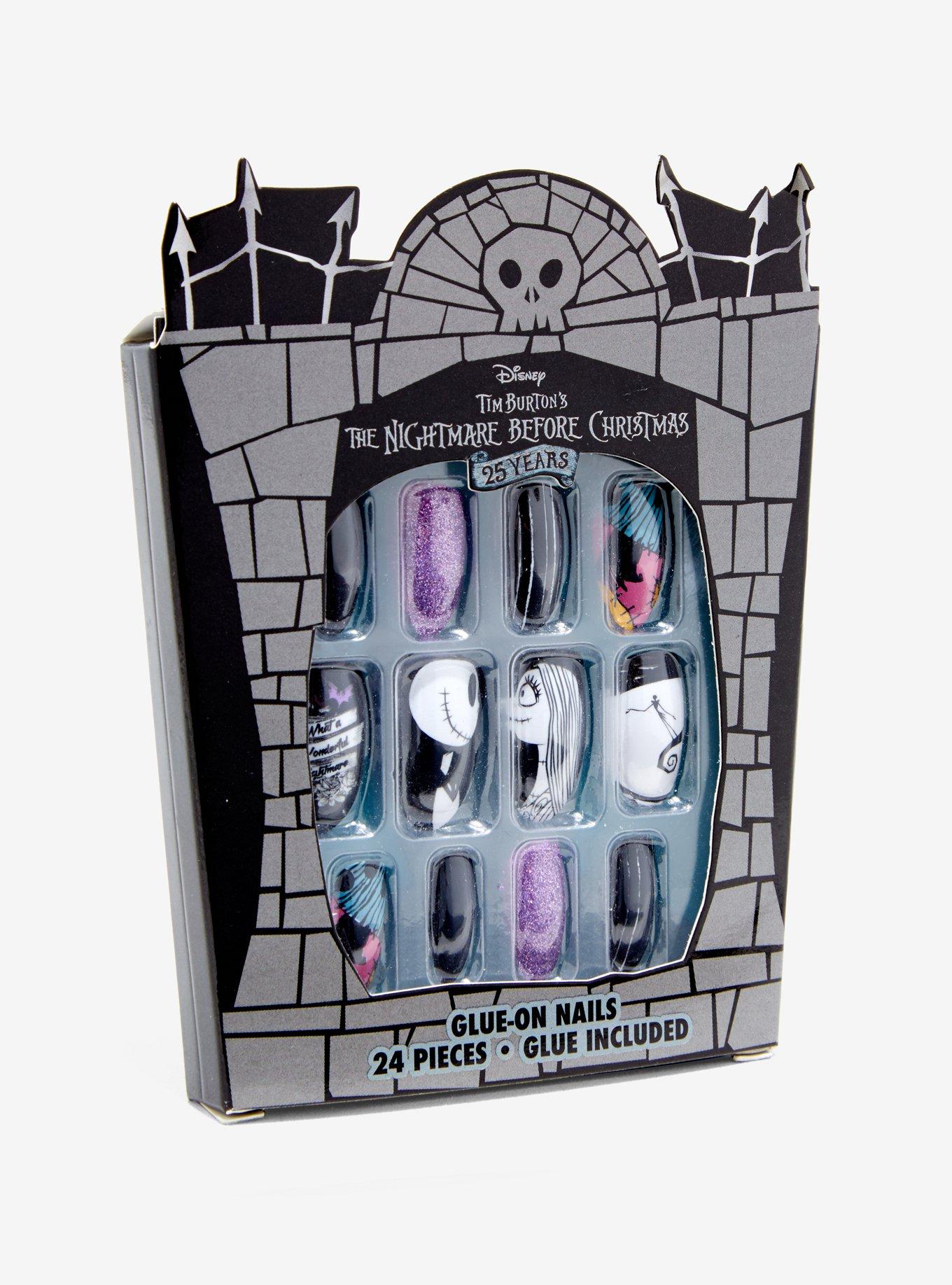 The Nightmare Before Christmas 25th Anniversary Faux Nails, , alternate