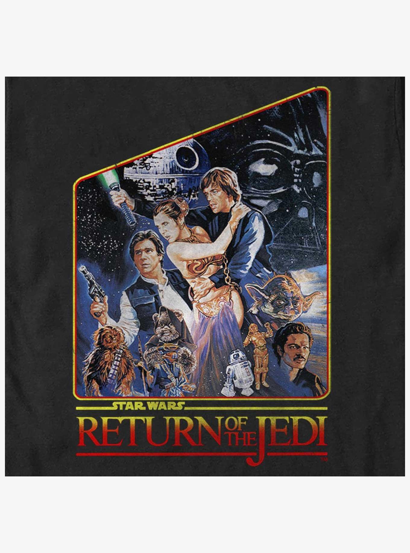 Star Wars Episode VI Return Of The Jedi T-Shirt, BLACK, alternate