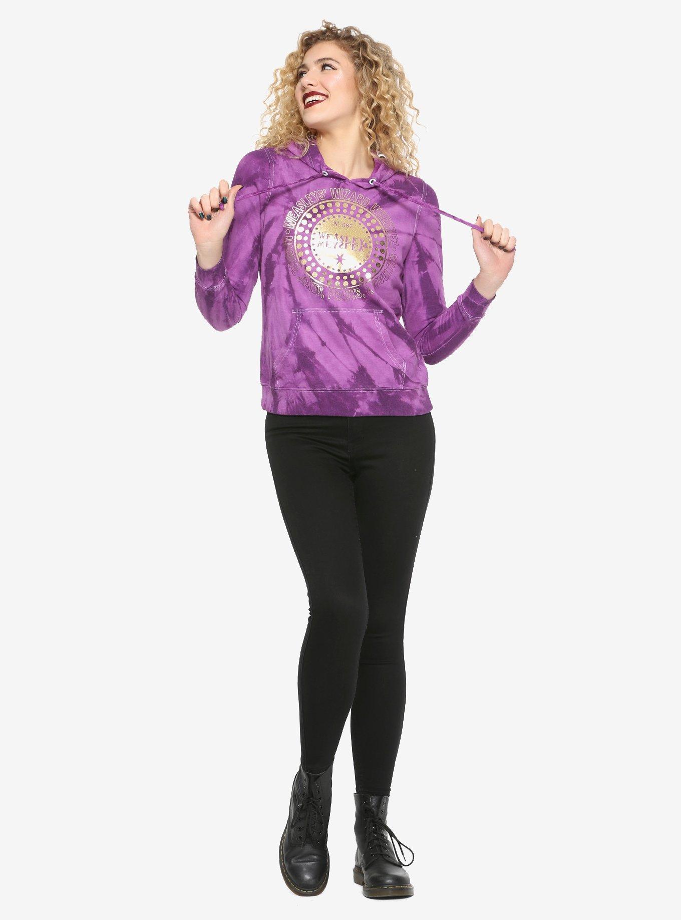 Harry Potter Weasleys' Wizard Wheezes Tie Dye Girls Hoodie, , alternate