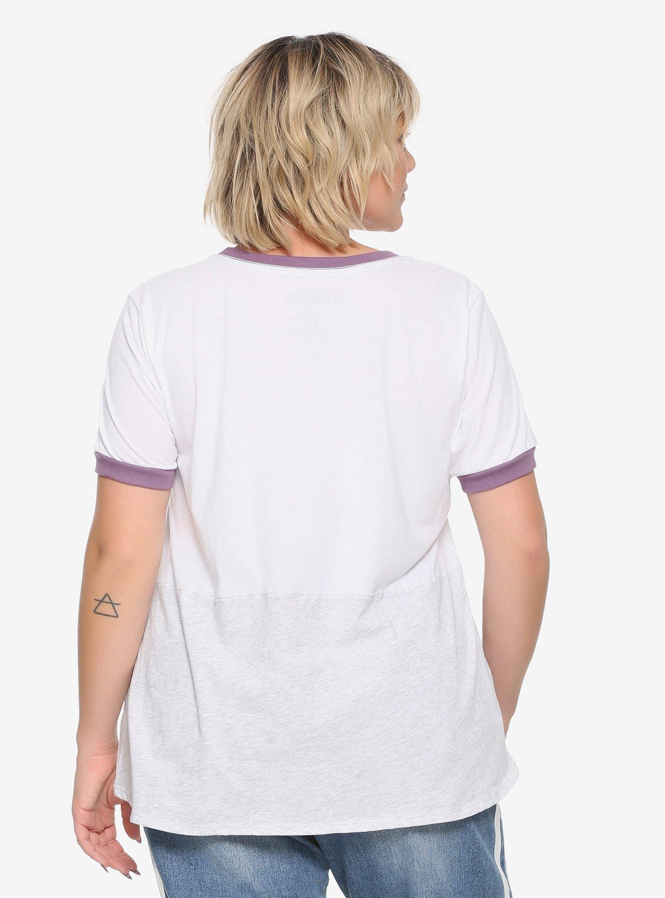 Studio Ghibli My Neighbor Totoro 30th Anniversary Heathered Ringer T-Shirt Plus Size, , alternate