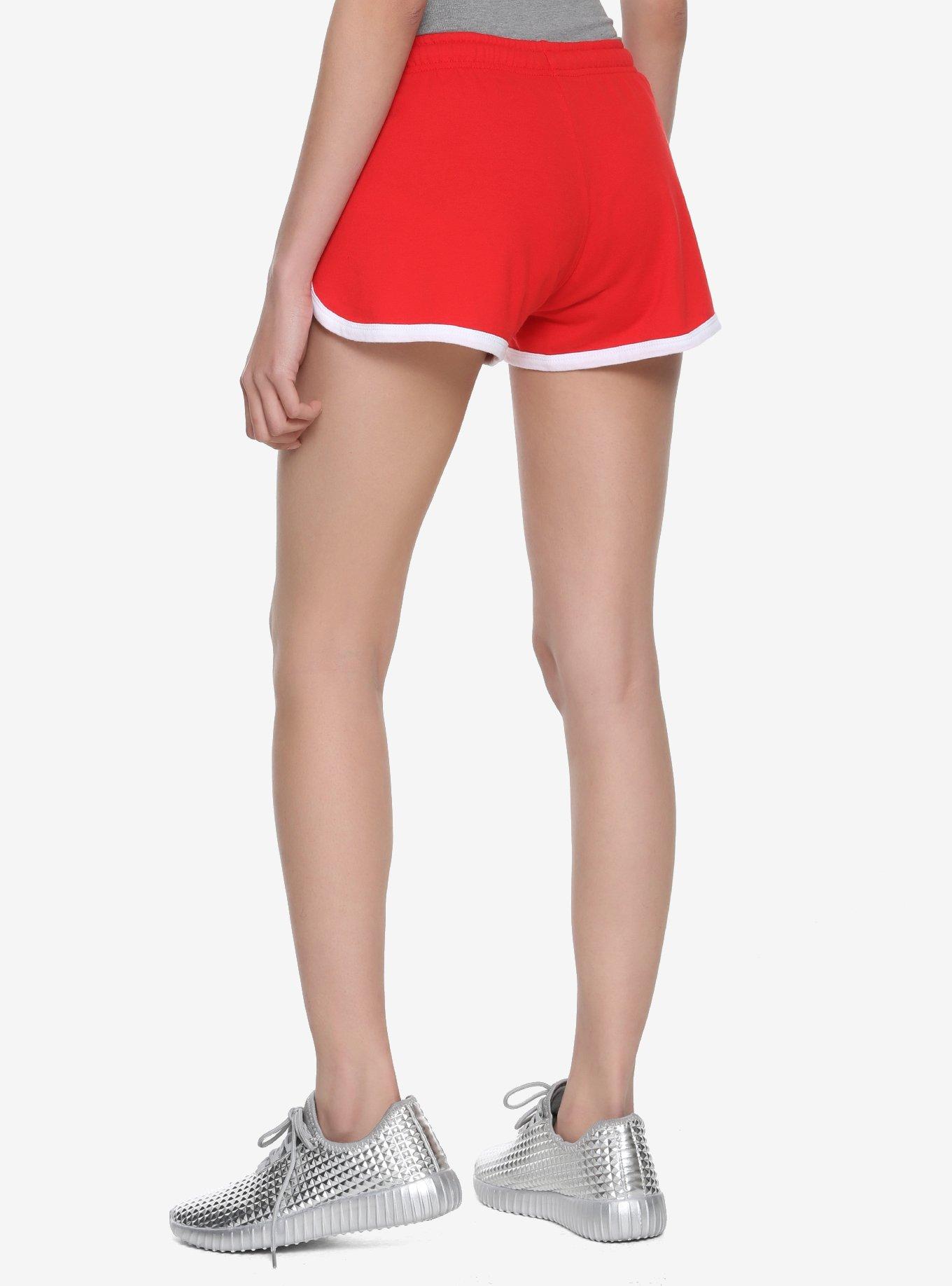 DC Comics Wonder Woman Logo Girls Lounge Shorts, , alternate