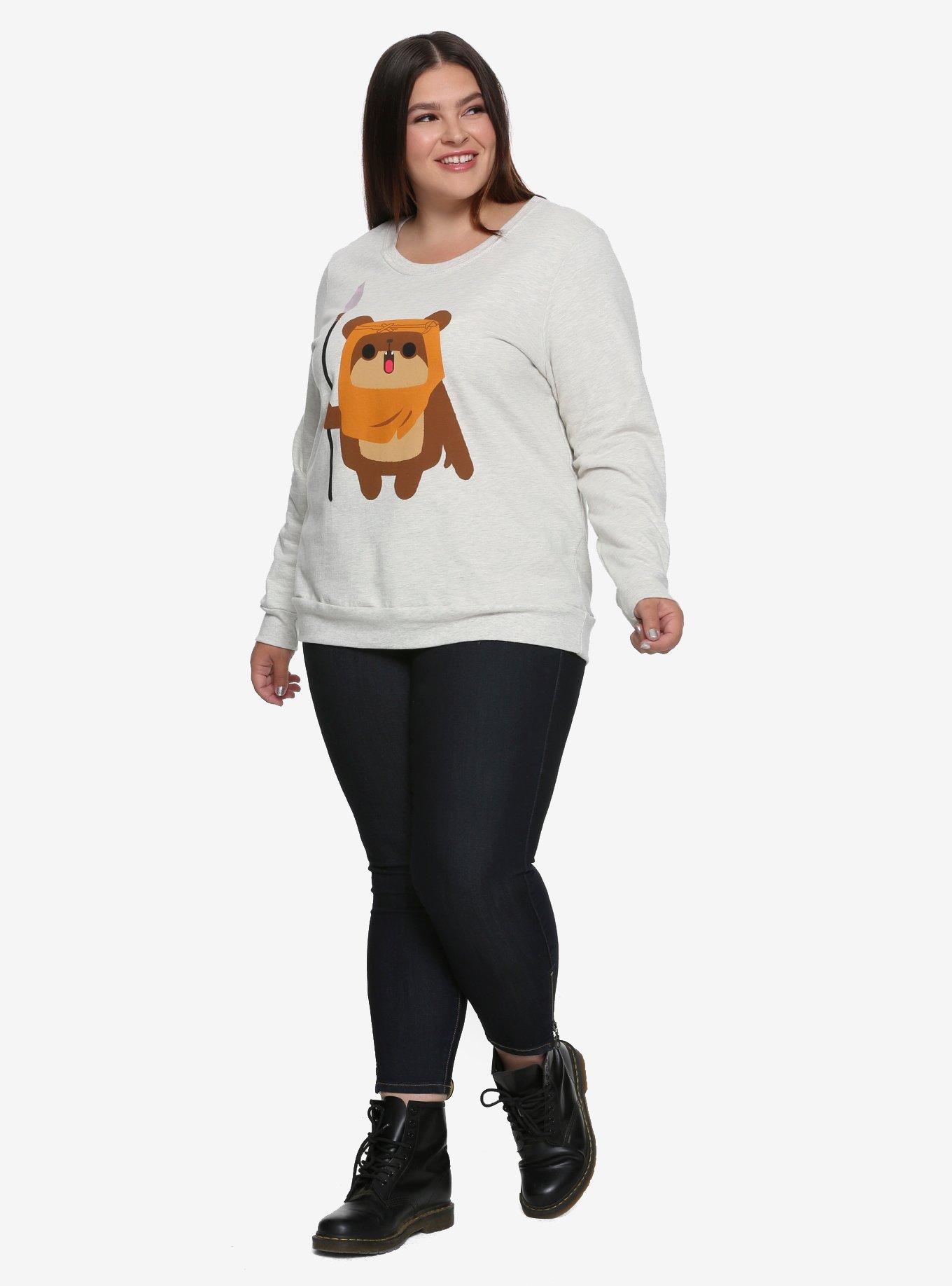 Star Wars Ewok Sweatshirt Plus Size, , alternate
