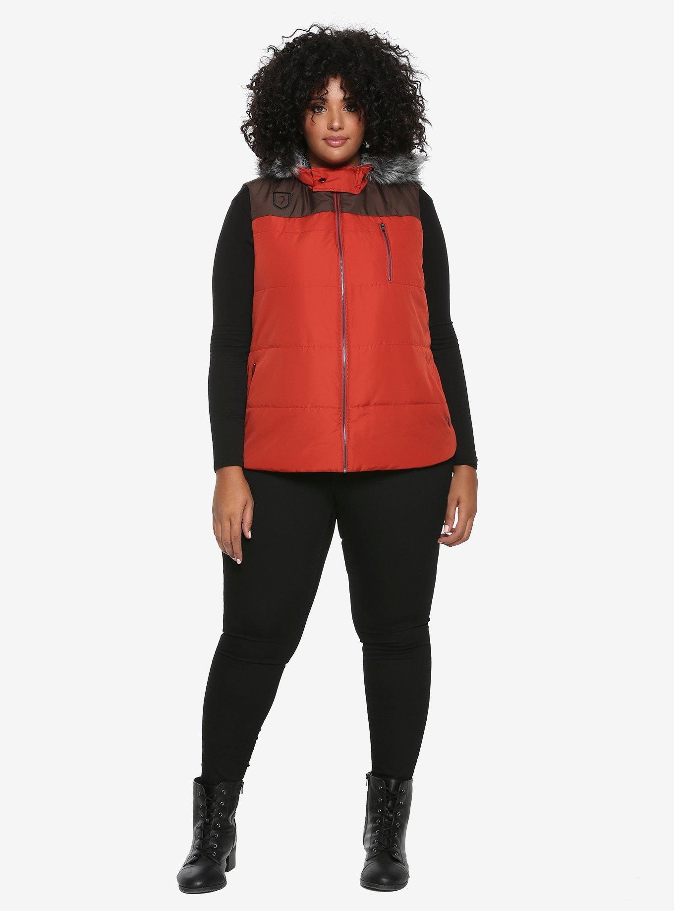 Tomb Raider Rise Of The Tomb Raider Puffer Vest Plus Size, , alternate