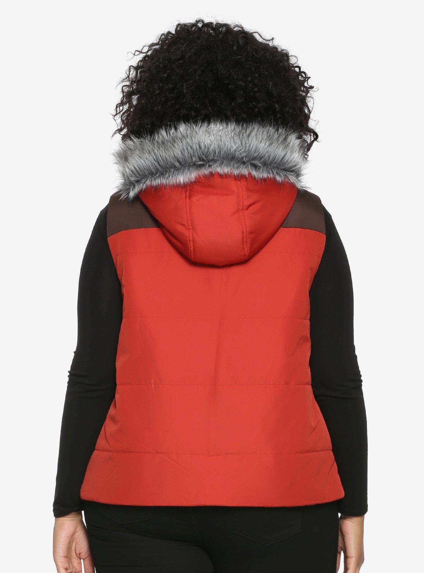 Tomb Raider Rise Of The Tomb Raider Puffer Vest Plus Size, , alternate