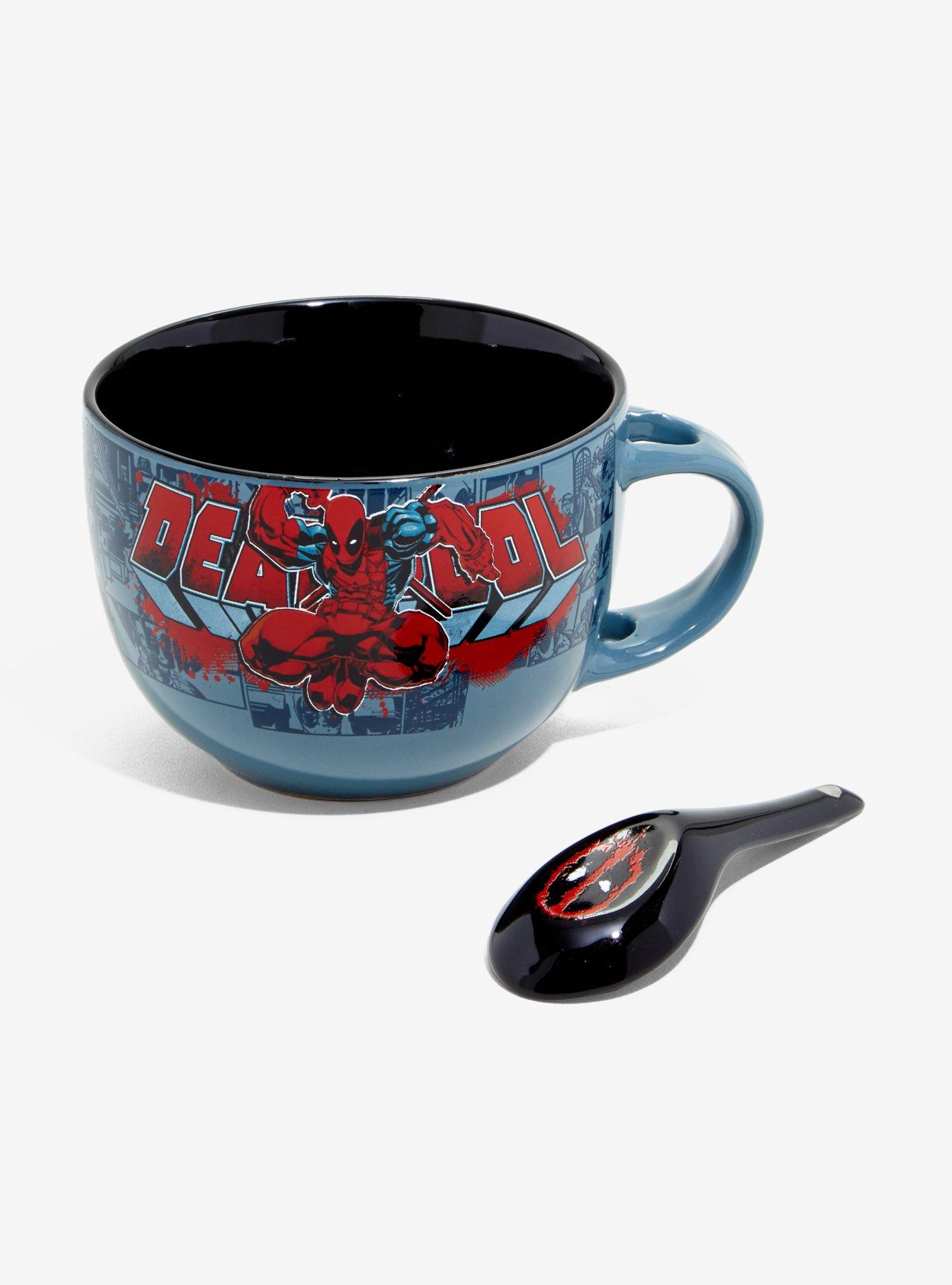 Marvel Deadpool Soup Mug & Spoon Set, , alternate